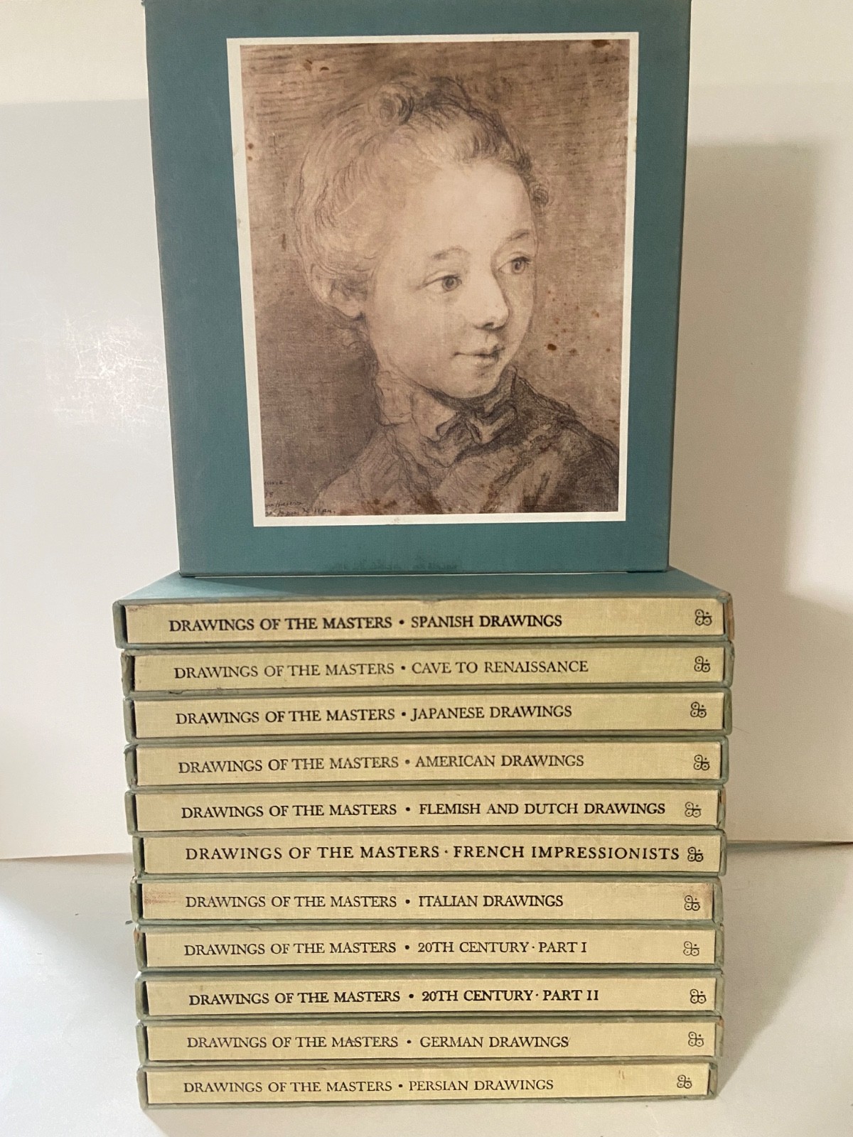 Drawings of the Masters Complete Set of 12 Hardcover Books in Slipcases 1960’s