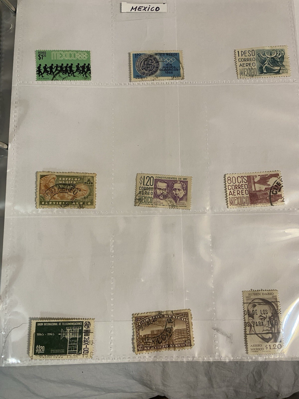 Coleccion De Stampillas De Varios Pauses Del Mundo Usadas