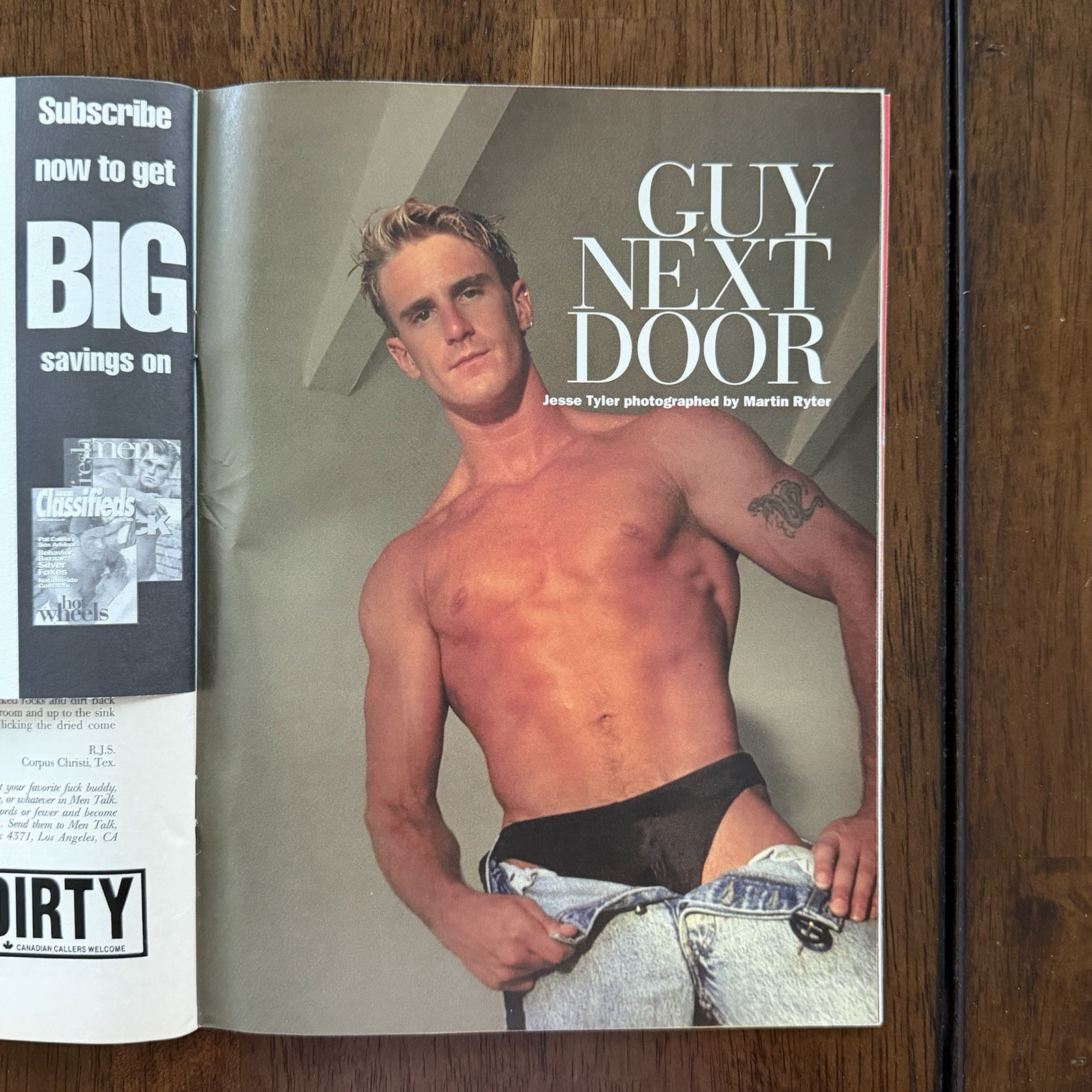 Advocate Men, December 1993, Collectors Item, Minor Wear, Overall Good Condition
