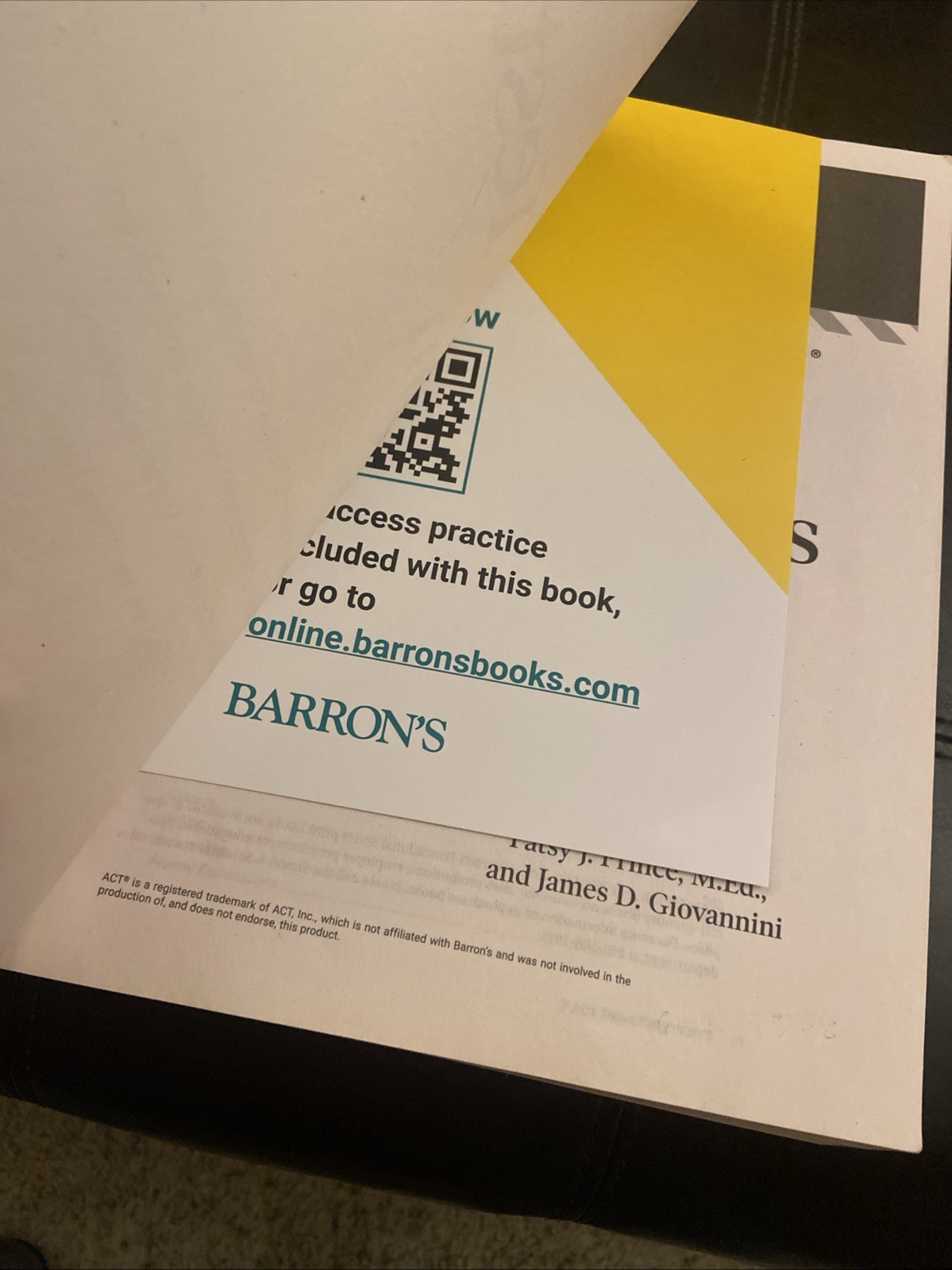 Barron’s Act Prep Ser.: 7 ACT Practice Tests Premium, 2023 + Online Practice