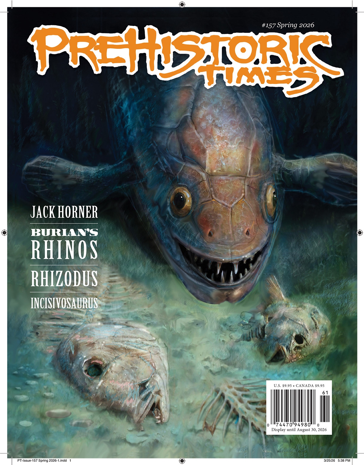 NEW #157 Issue Prehistoric Times dinosaur magazine PT Spring 2026 mint!