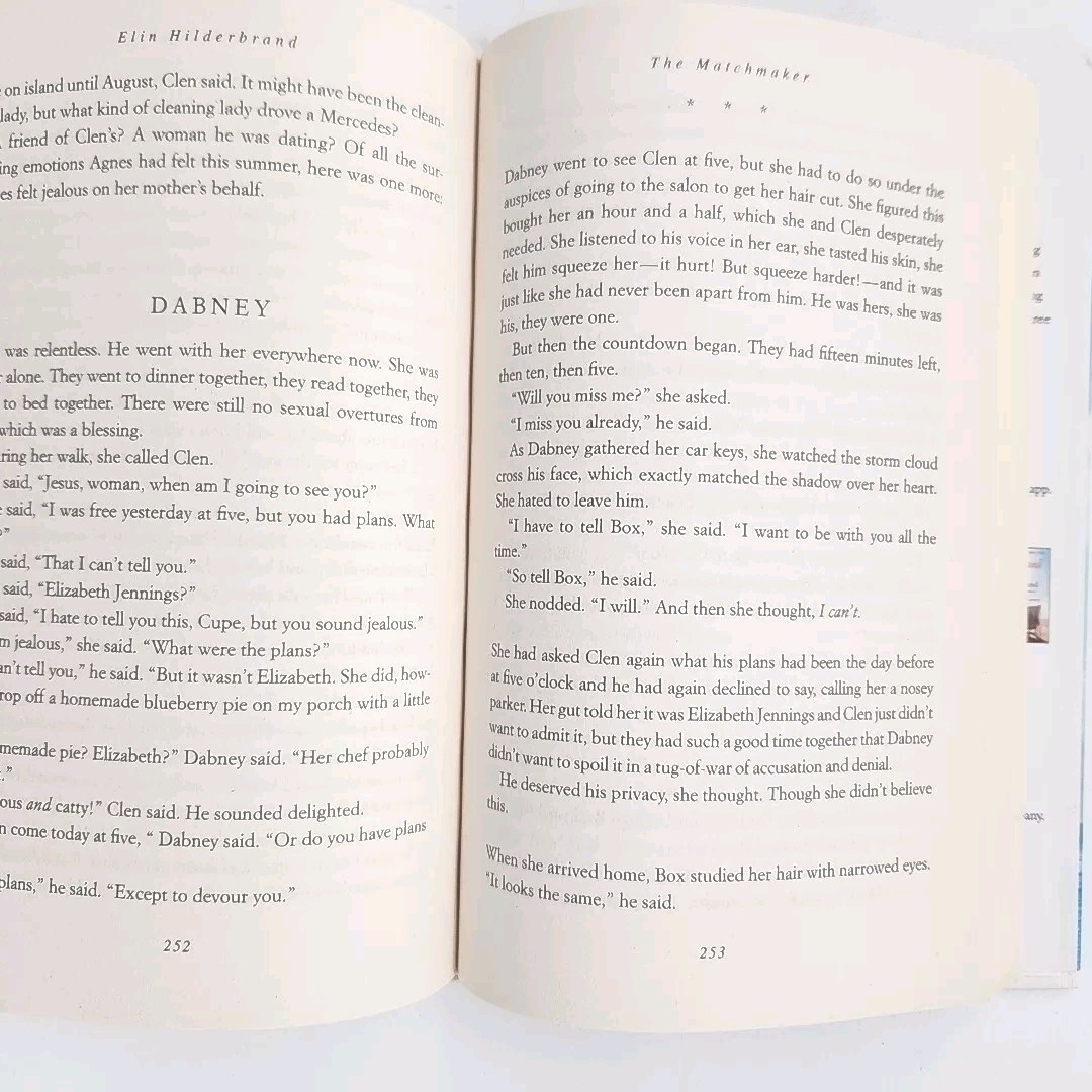 The Matchmaker by Elin Hilderbrand FIRST EDITION 2014 Hardcover Book