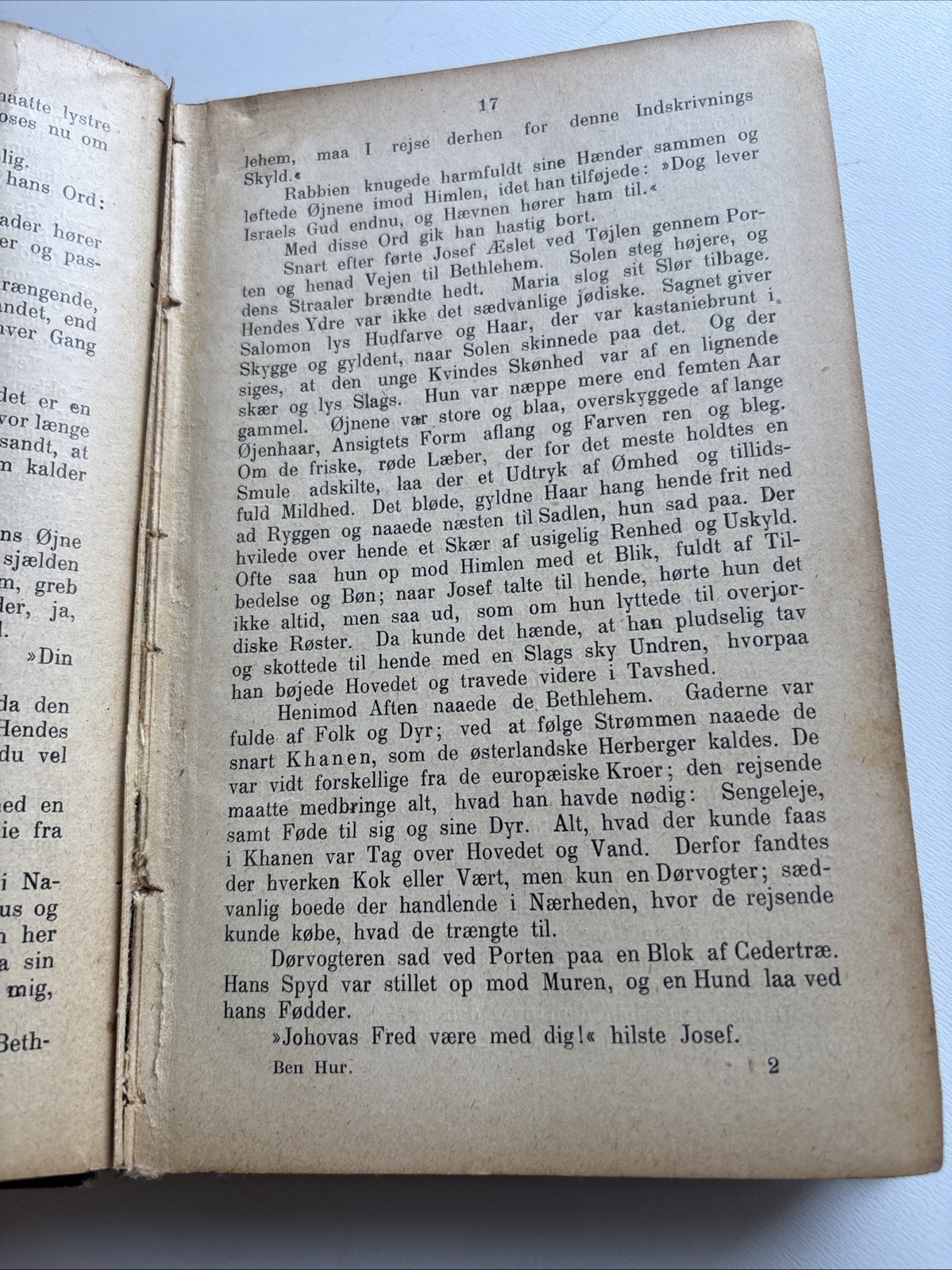 Antique Ben Hur By Lew Wallace 1902 – DANISH Edition