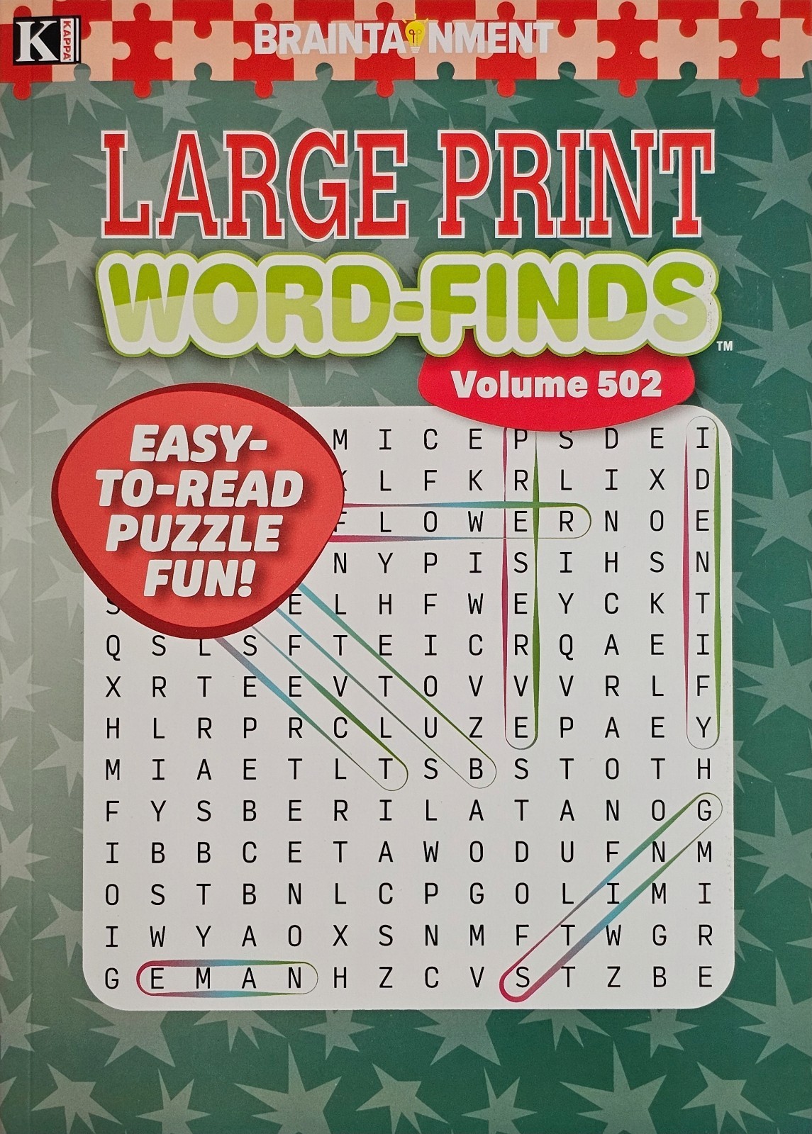 20 Large Print Word-Finds Puzzle Books Kappa Games Vol #491-516 ~ Search,Hunt
