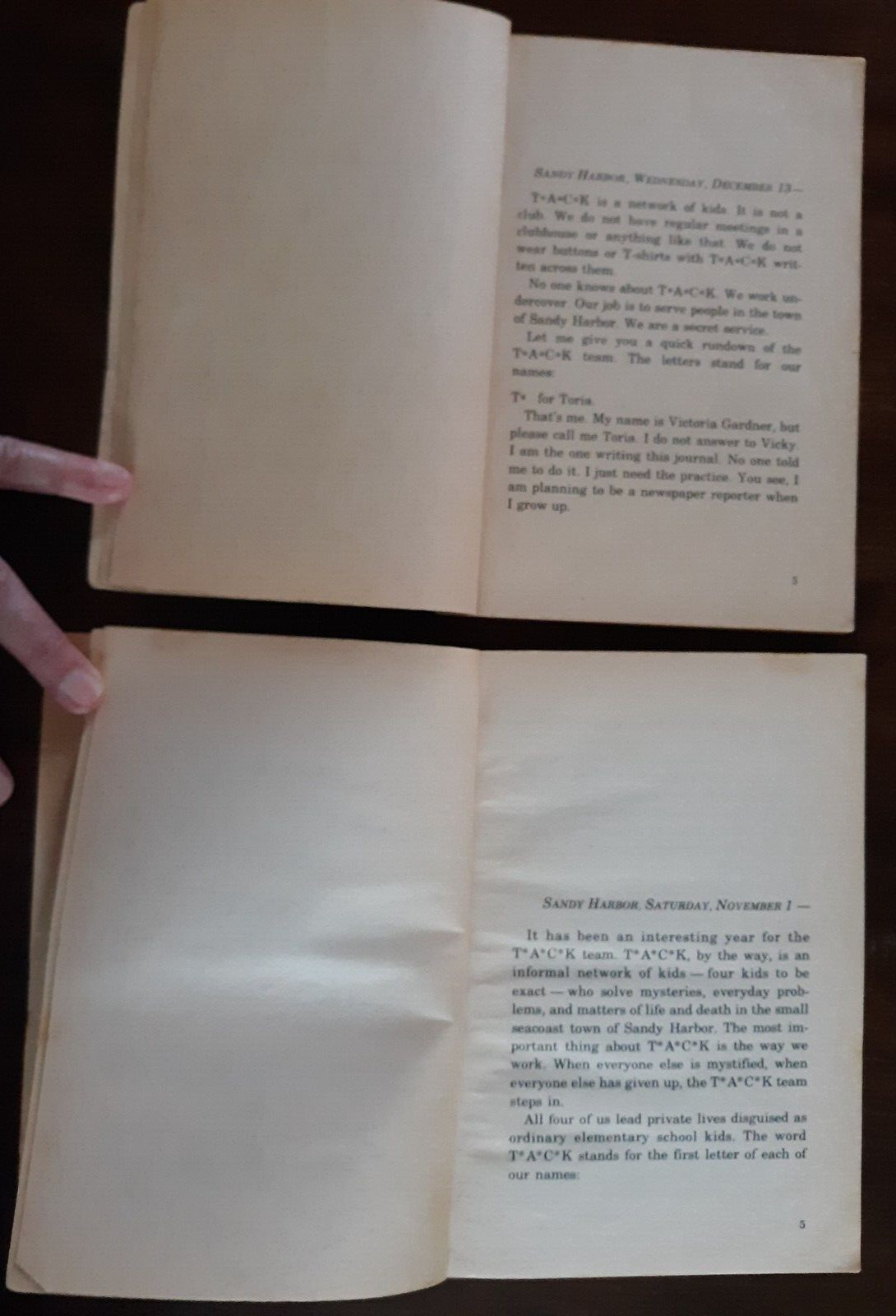 2 Books–T*A*C*K SECRET SERVICE/T*A*C*K INTO DANGER by Miller and Robinson.