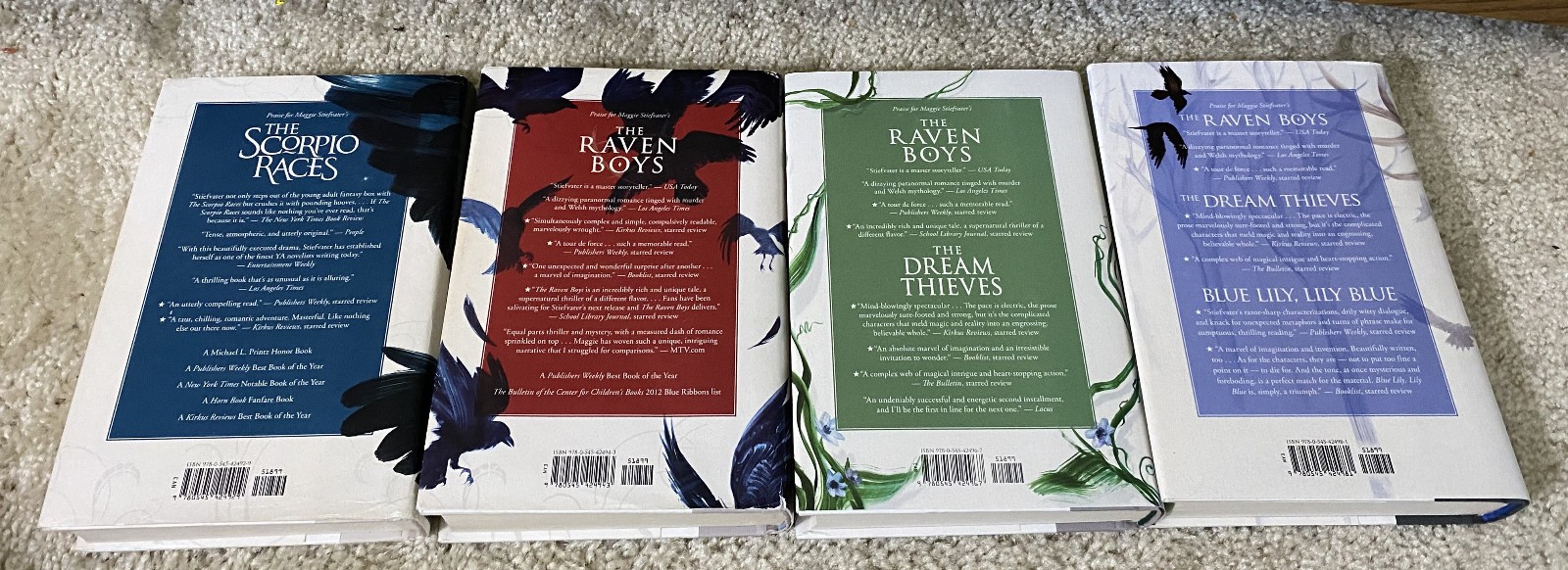 Maggie Stiefvater Raven Cycle Series Hardcover Lot / Set Some First Ed / Prints