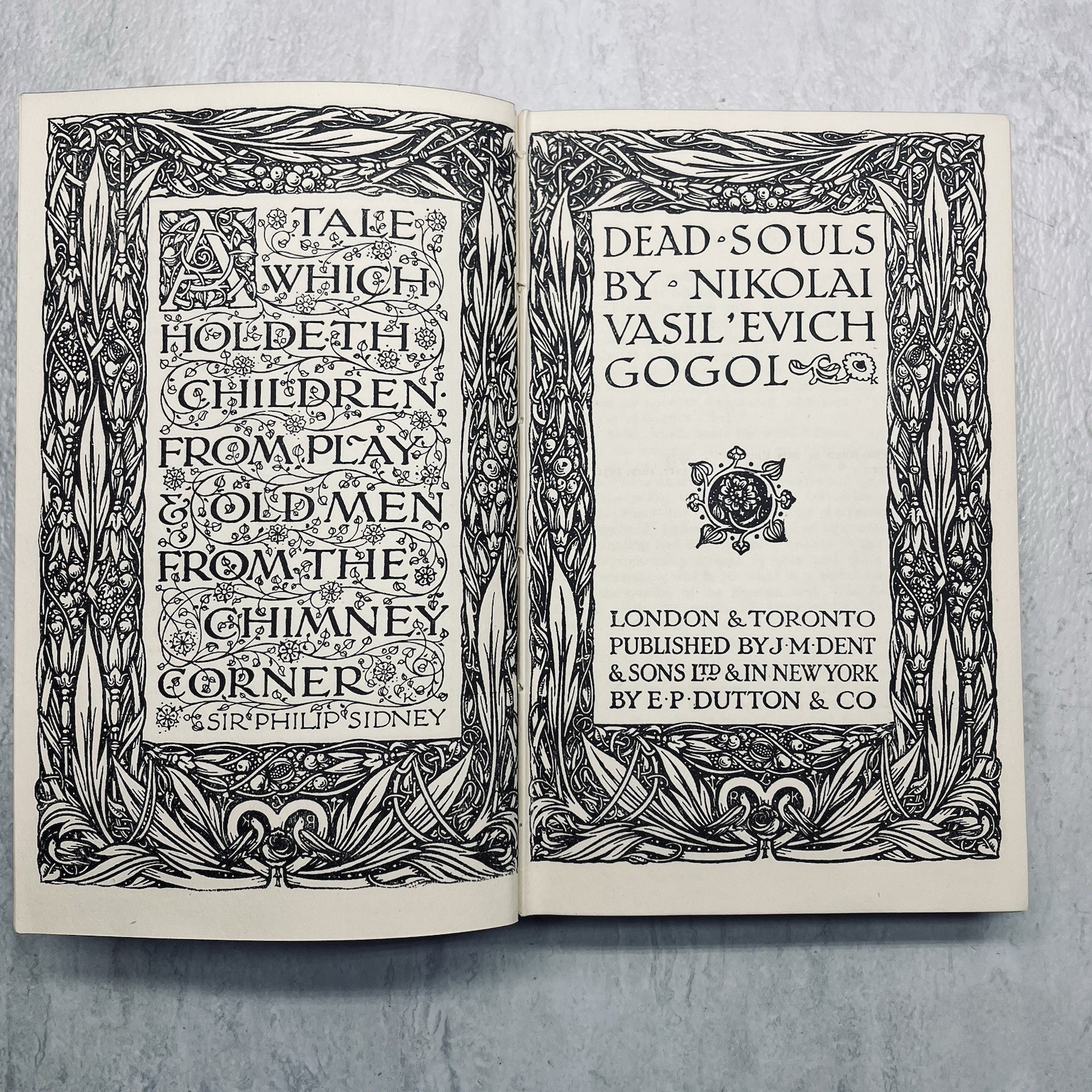 Dead Souls Nikolai Gogol 1931 Everyman’s Library #726 HC J.M. Dent