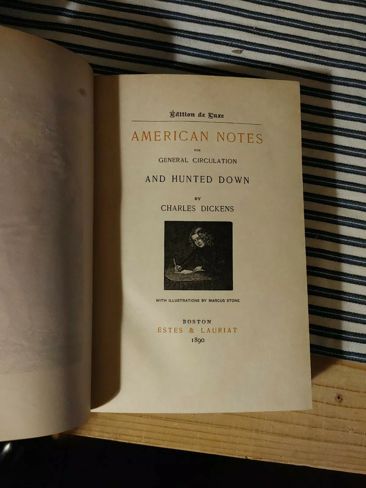 American Notes for General Circulation and Hunted Down 1890 #518 of 1000