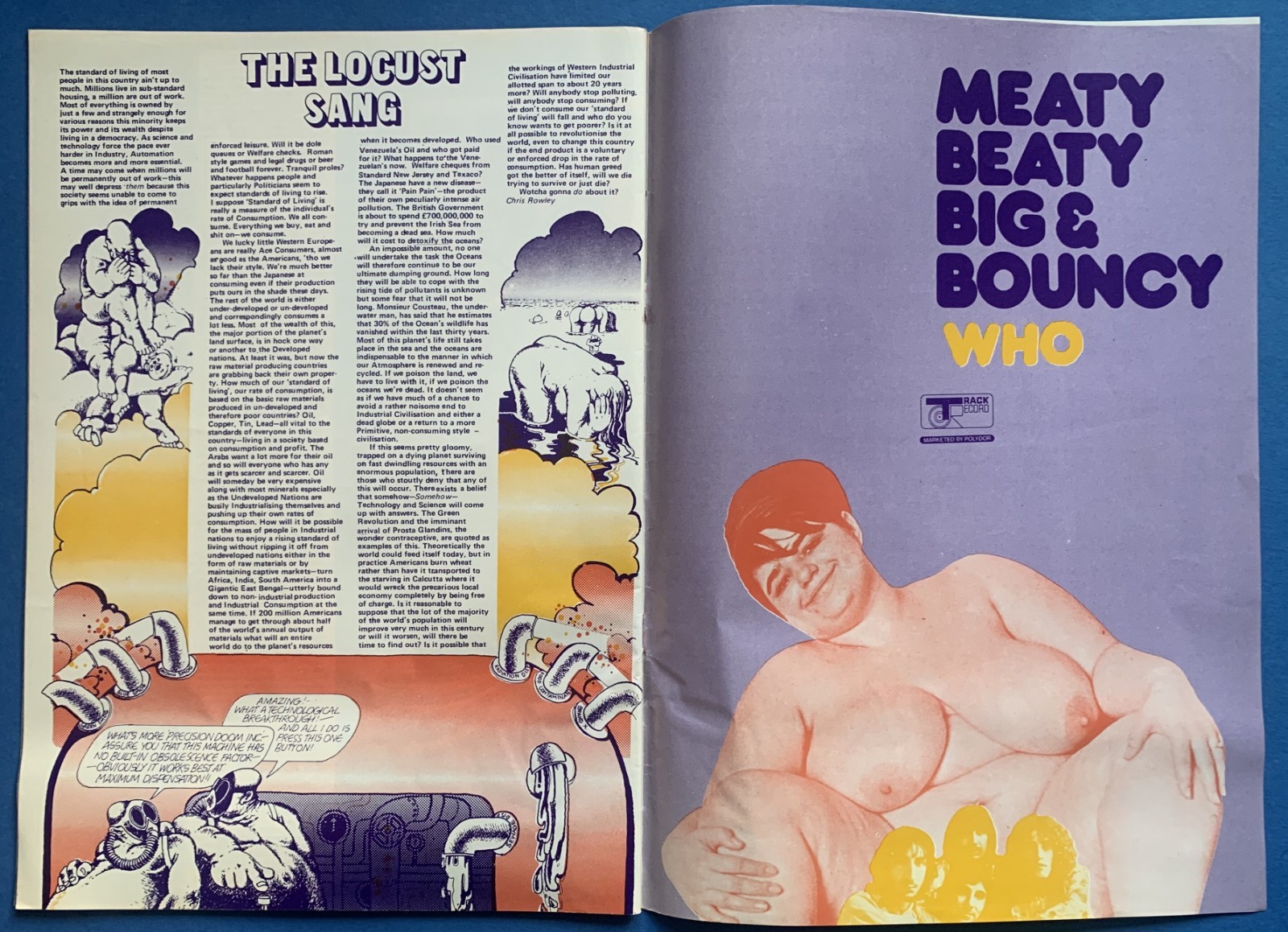 OZ MAGAZINE #39 UK Dec 1971 Underground magazine