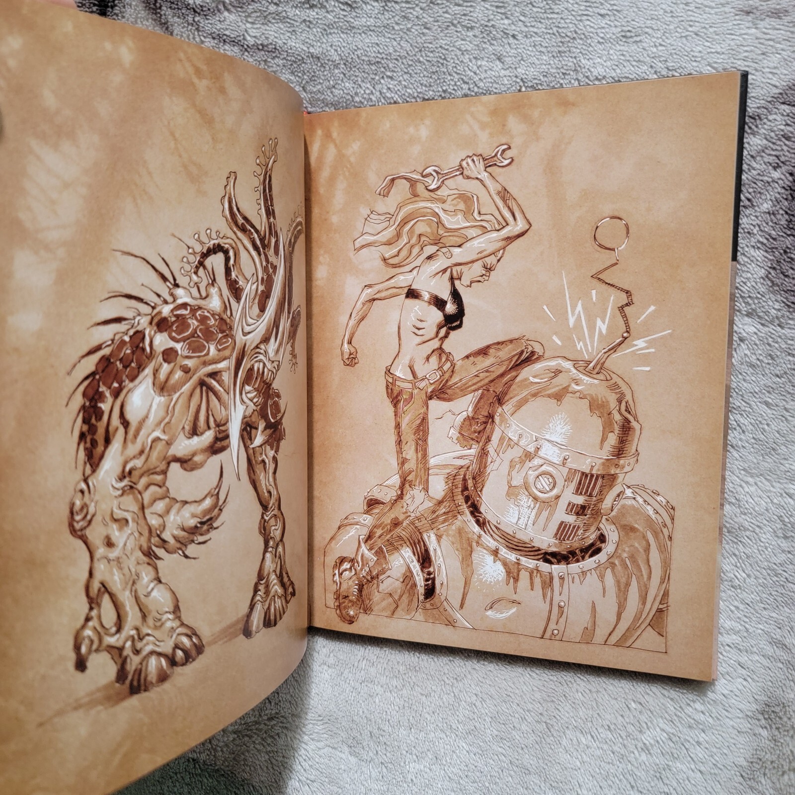 One Hundred Drawings By Daren Bader SIGNED First Edition 2012 Hardcover Artwork