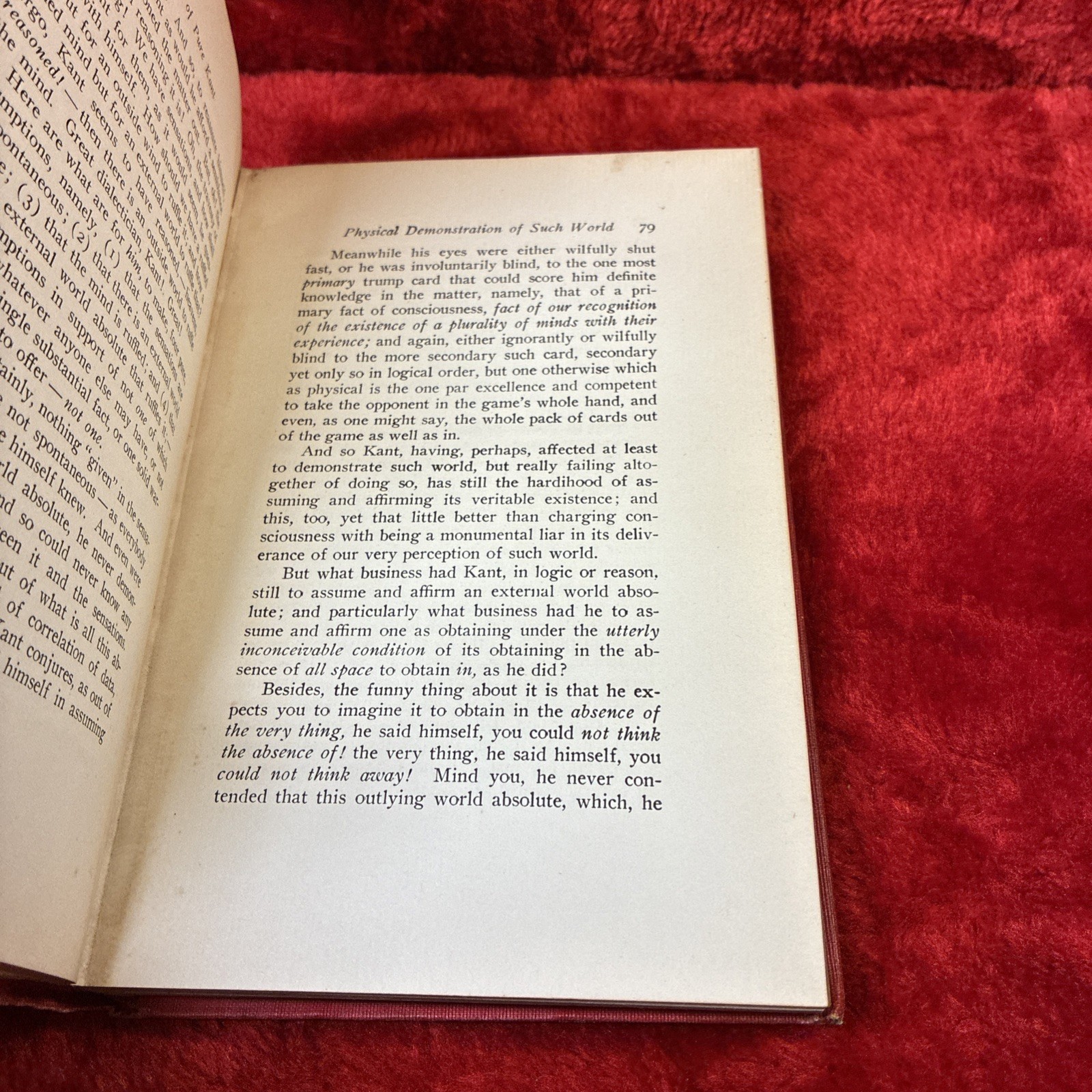 Critique of Pure Kant by Charles Kirkland Wheeler 1911 1st Scarce