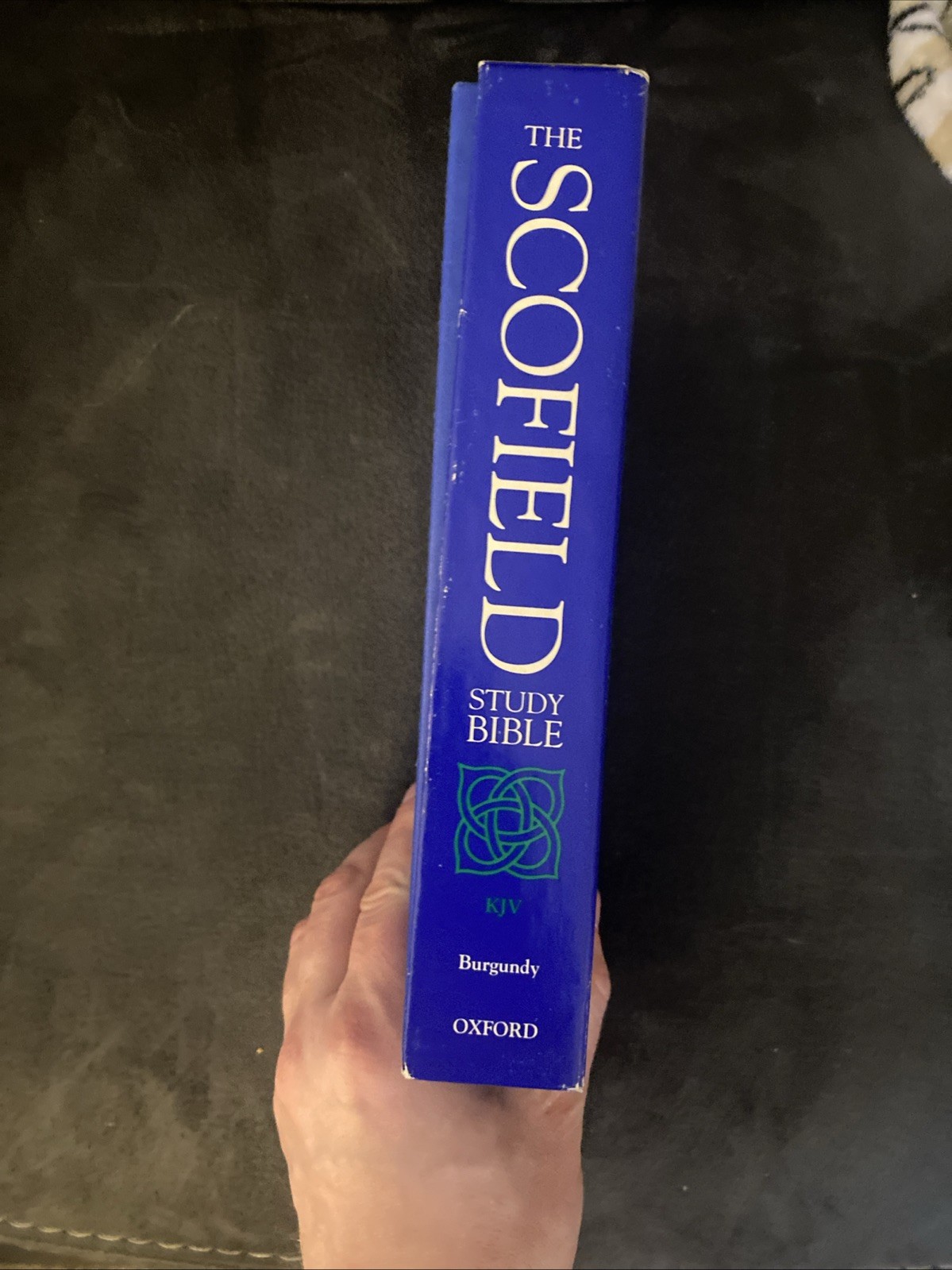 The Scofield® Study Bible – KJV – Burgundy Leather Red Letter