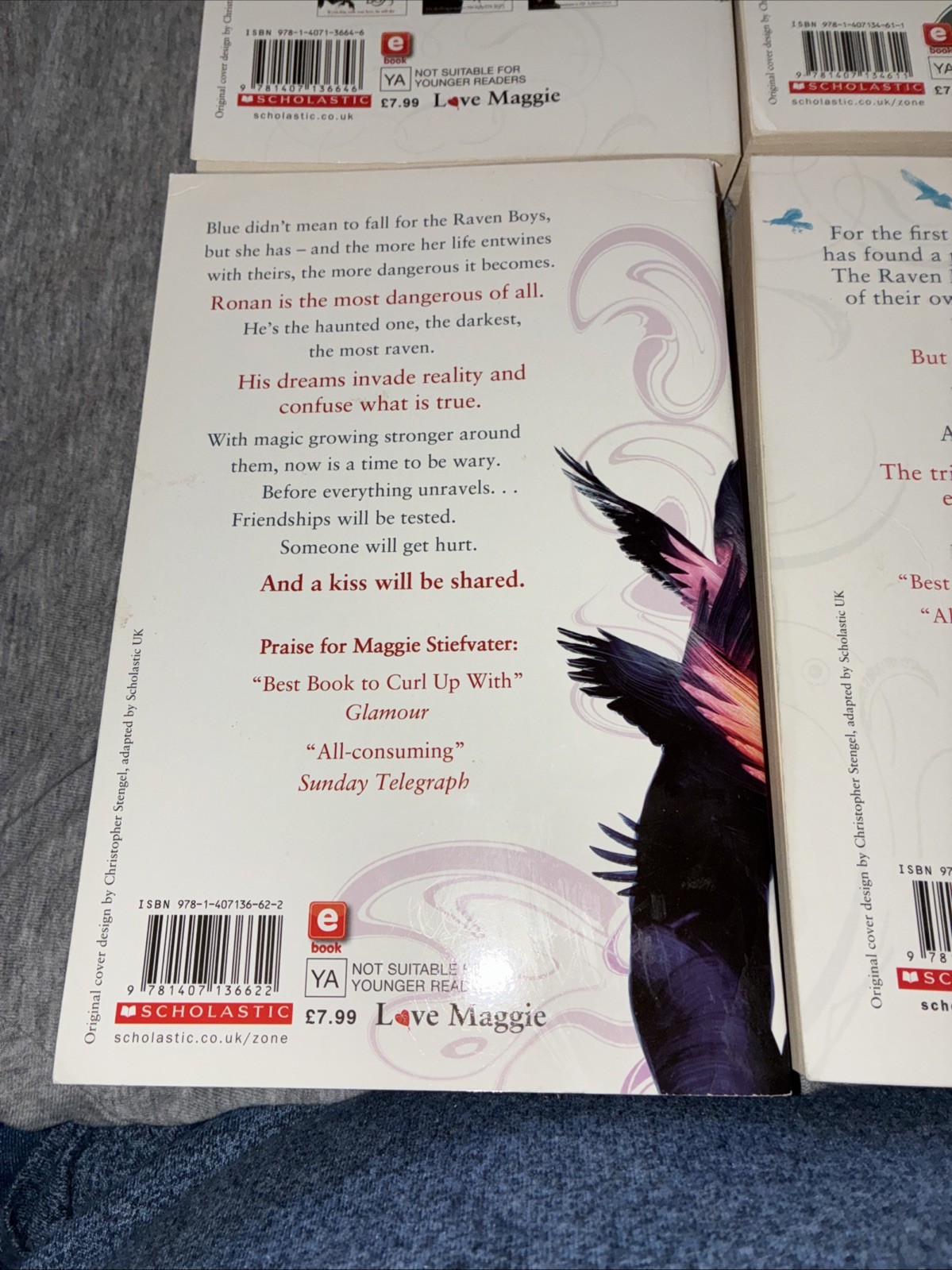Maggie Stiefvater Raven Cycle Series Lot Of 4 Books YA Fantasy Paperback
