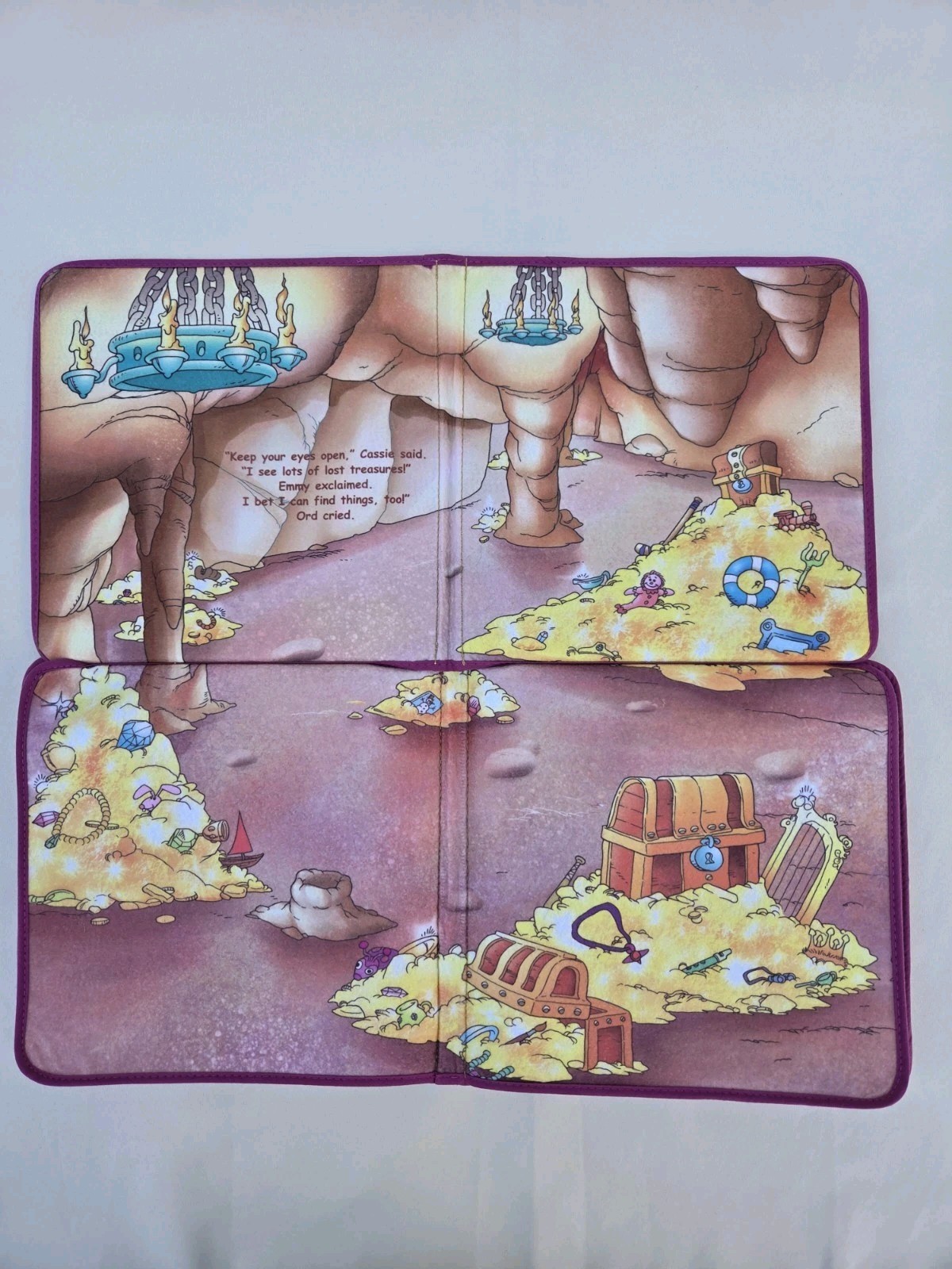VTG 2002 SoftPlay Dragon Tales Lost In Dragon Land Felt Play Set Book PBS Kids