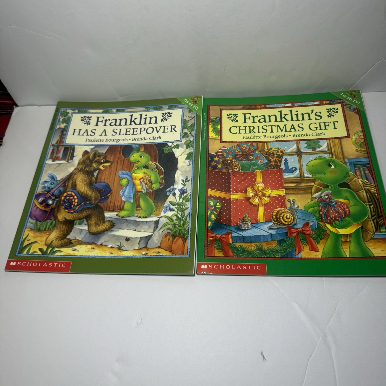 Lot Of 12 Franklin the Turtle Picture Books Paulette Bourgeois & Brenda Clark