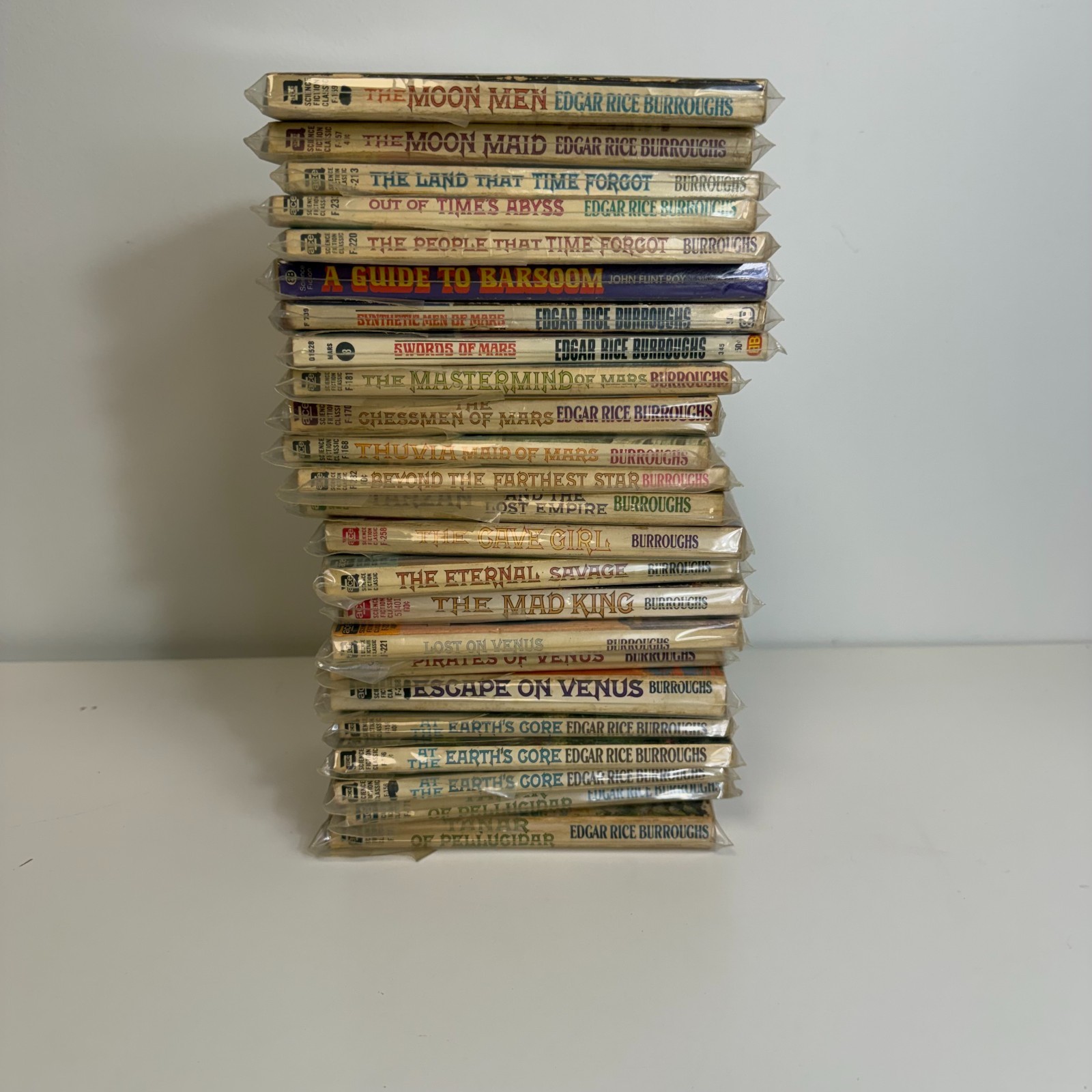 Edgar Rice Burroughs Lot Of 36 Vintage Paperback Books