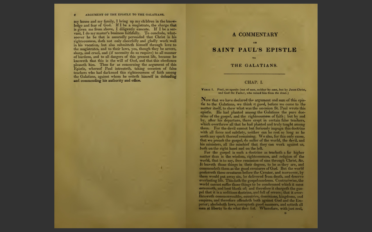 Martin Luther’s Commentary on Galatians (1644 Edition) PDF E-Book on CD-ROM