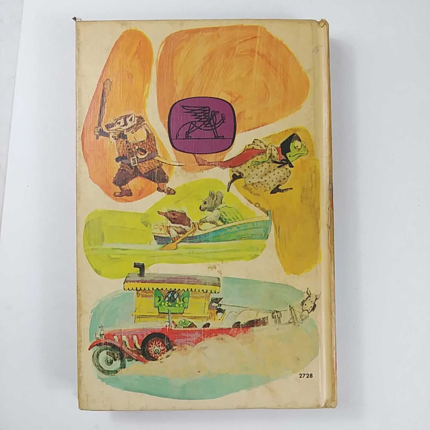 1968 The Wind in the Willows by Kenneth Grahame HC 254 Pages 1st Western Pub Pr