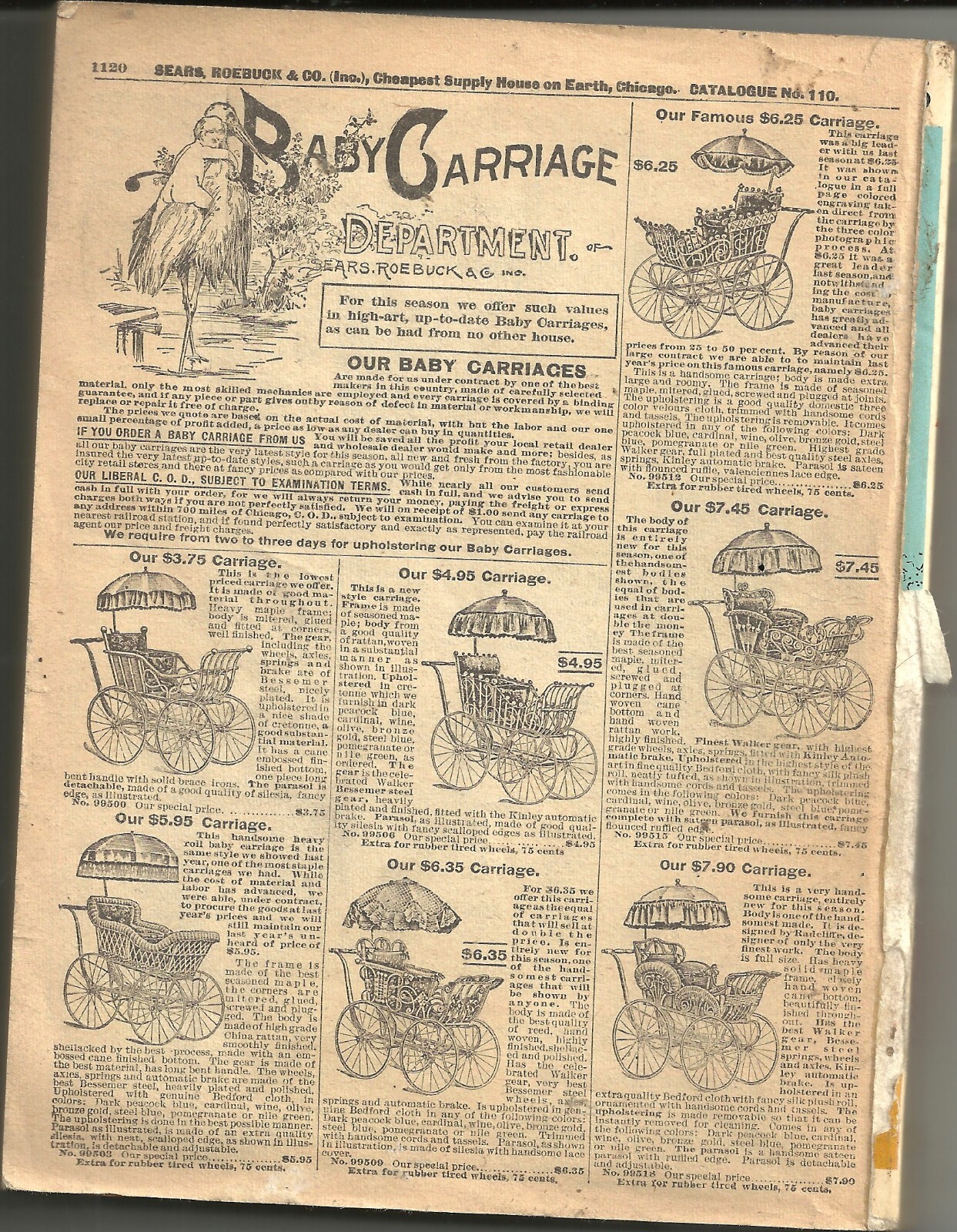 Sears, Roebuck consumers guide , 1120 pages, prices in the 1900 era
