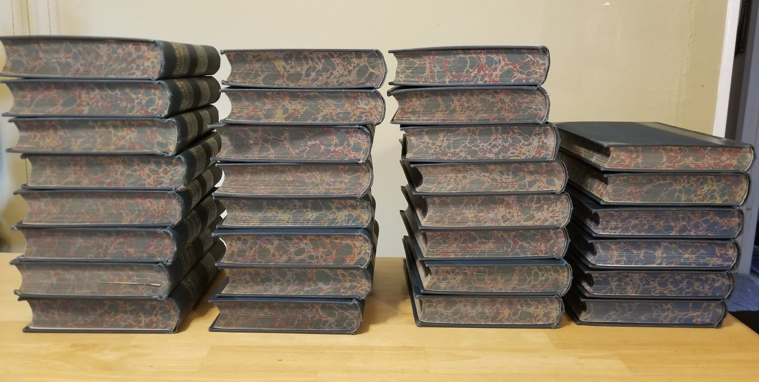 30 volume set Ninth Edition Encyclopedia Britannica Reprint 1890’s Henry G Allen
