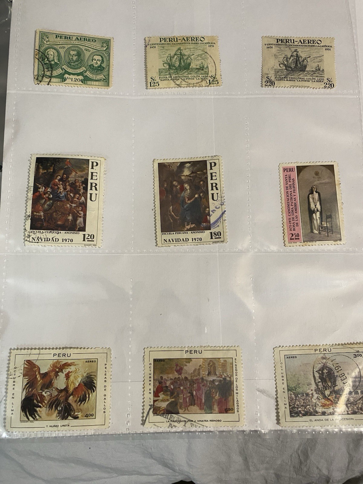 Coleccion De Stampillas De Varios Pauses Del Mundo Usadas