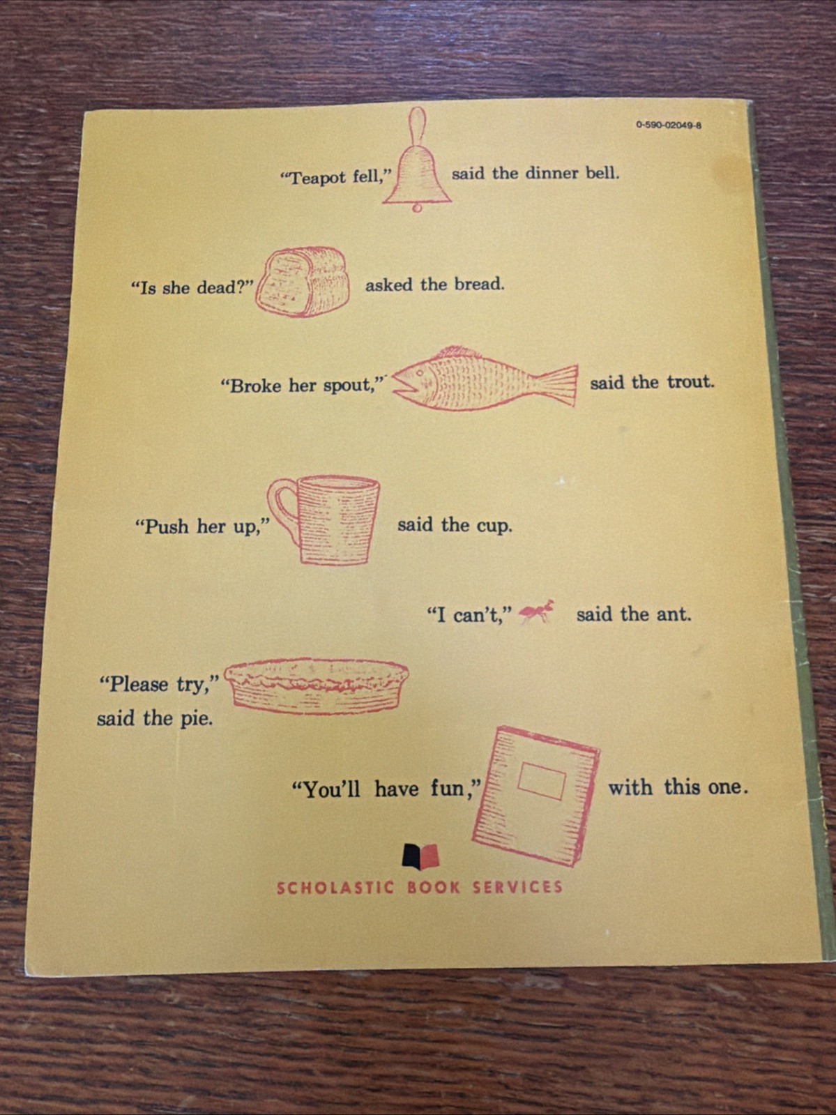 I Can’t Said the Ant by Polly Cameron 1961 Scholastic Ed