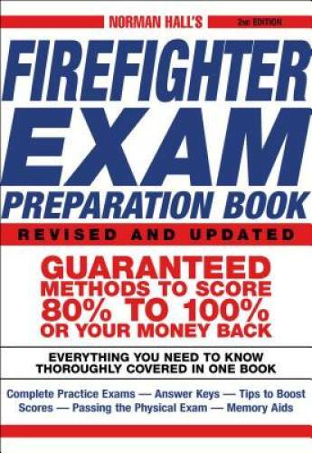 Norman Hall’s Firefighter Exam Preparation Book – Paperback – GOOD
