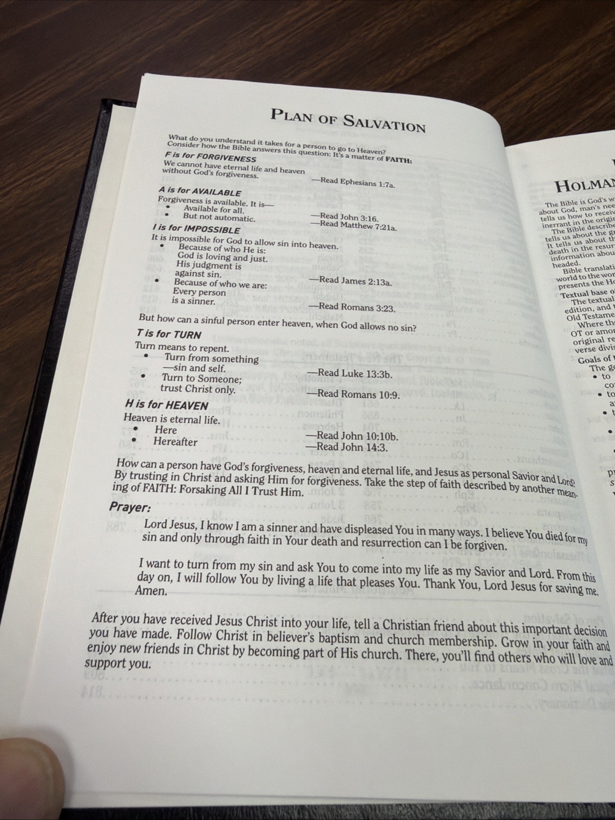 Holy Bible HCSB | Holman Christian Standard Pew Bible | 9781433601743 | 2009 HC