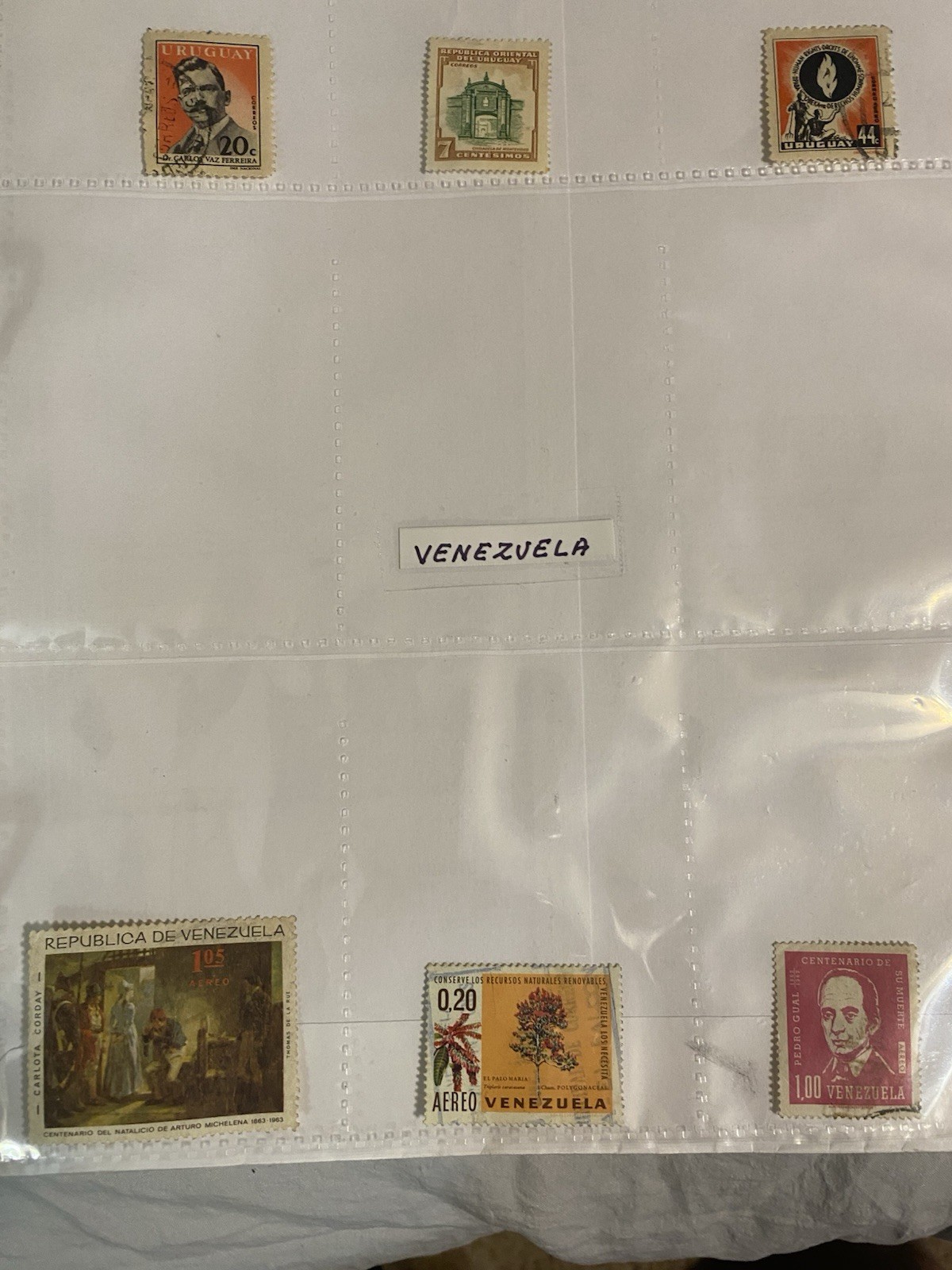 Coleccion De Stampillas De Varios Pauses Del Mundo Usadas