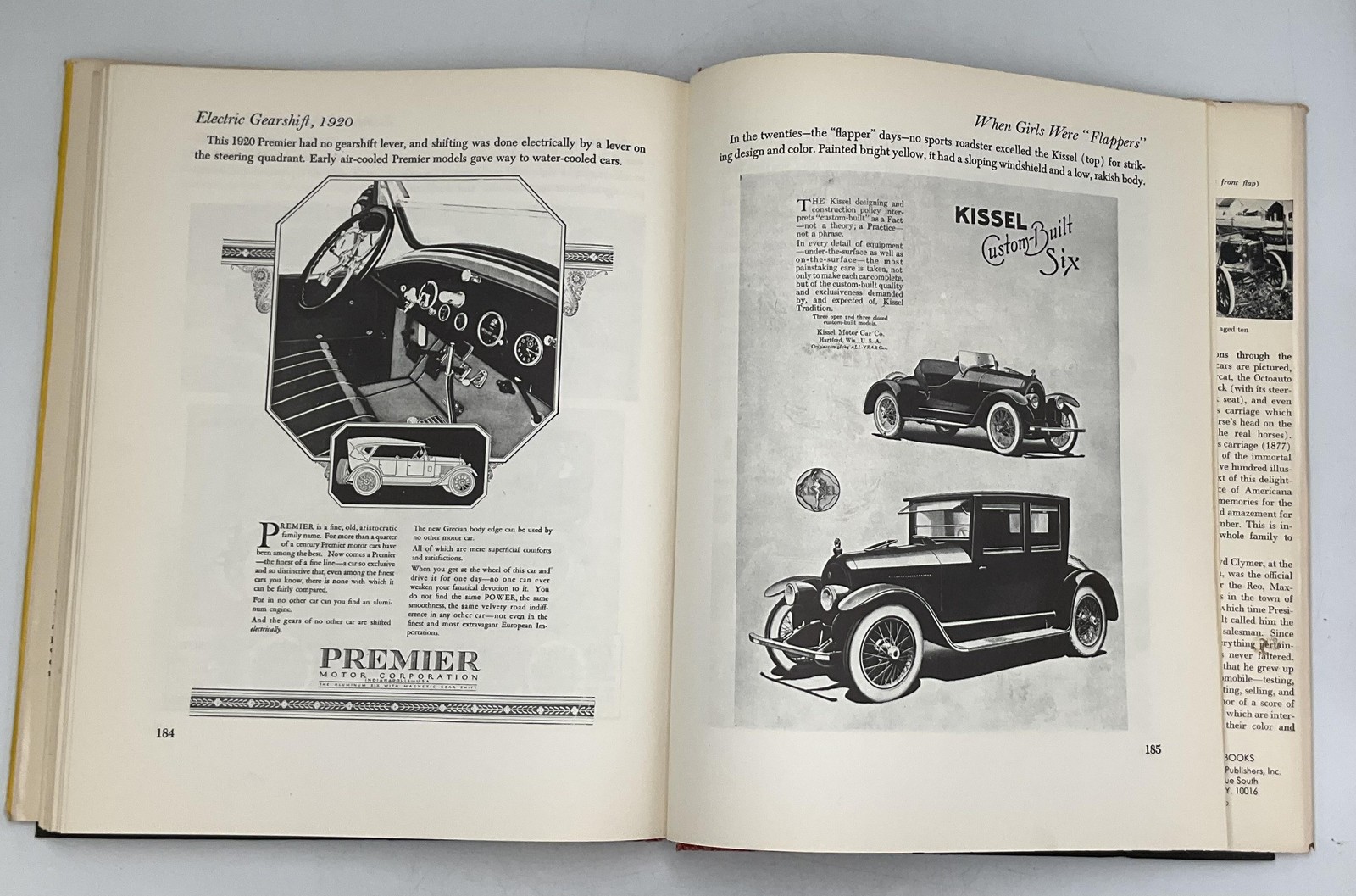 VINTAGE TREASURY OF EARLY AMERICAN AUTOMOBILES 1877-1925 BONANZA DJ HC