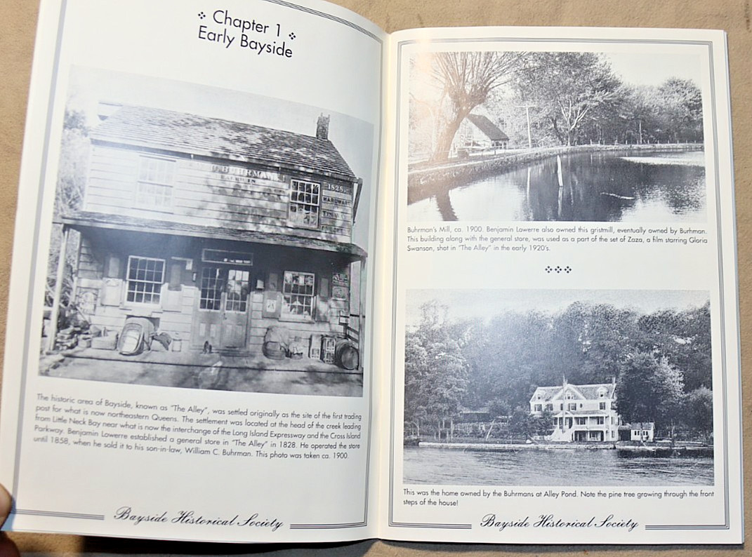 A PICTORIAL HISTORY OF BAYSIDE, Queens 1630’s-2002 72 page Historical Society