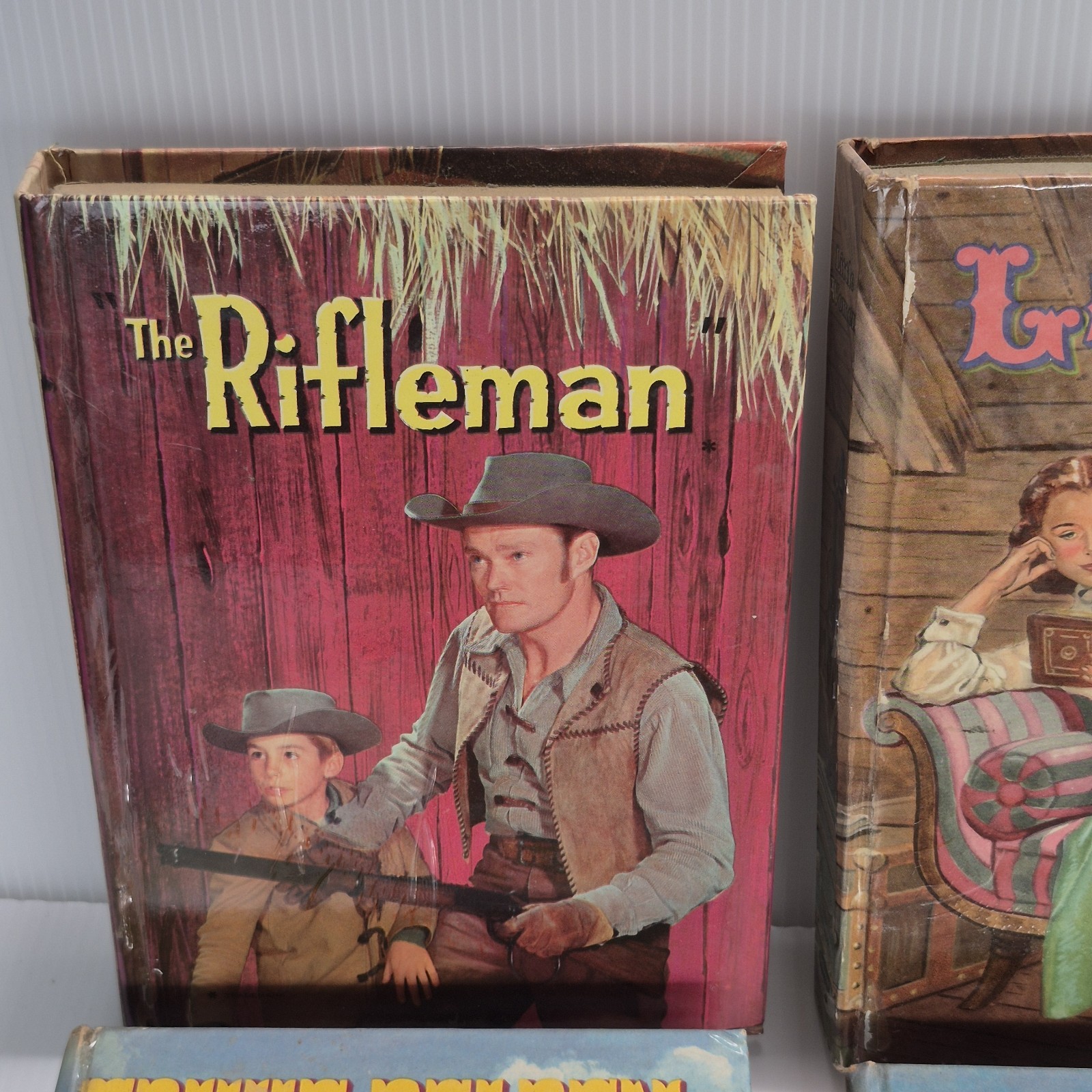 vintage Whitman publishing hardcover books featuring Western TV show Lot Of 11