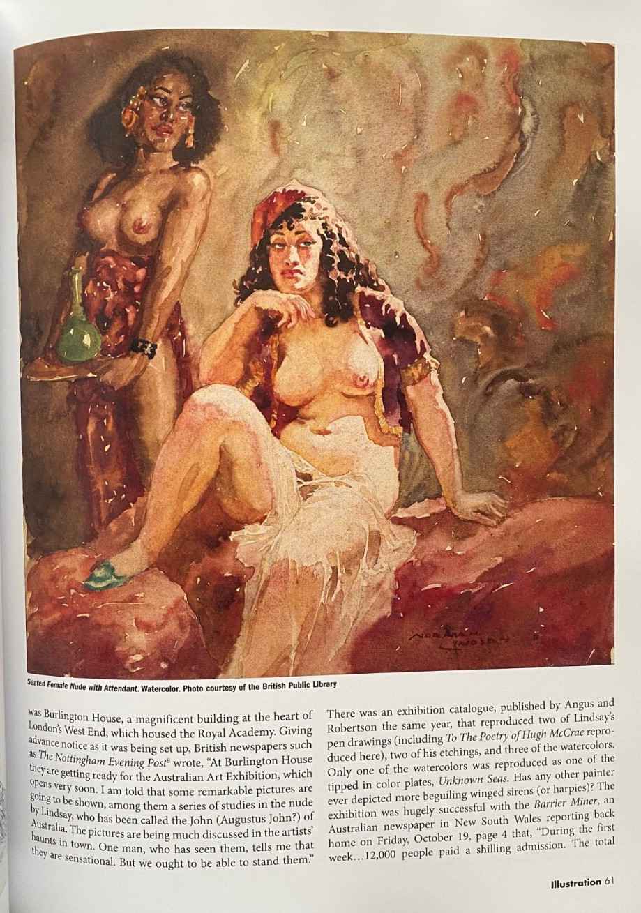 2013 ILLUSTRATION NUMBER 41 *BRAND NEW* 44 NORMAN LINDSAY PLATES FREE EXPR W/W