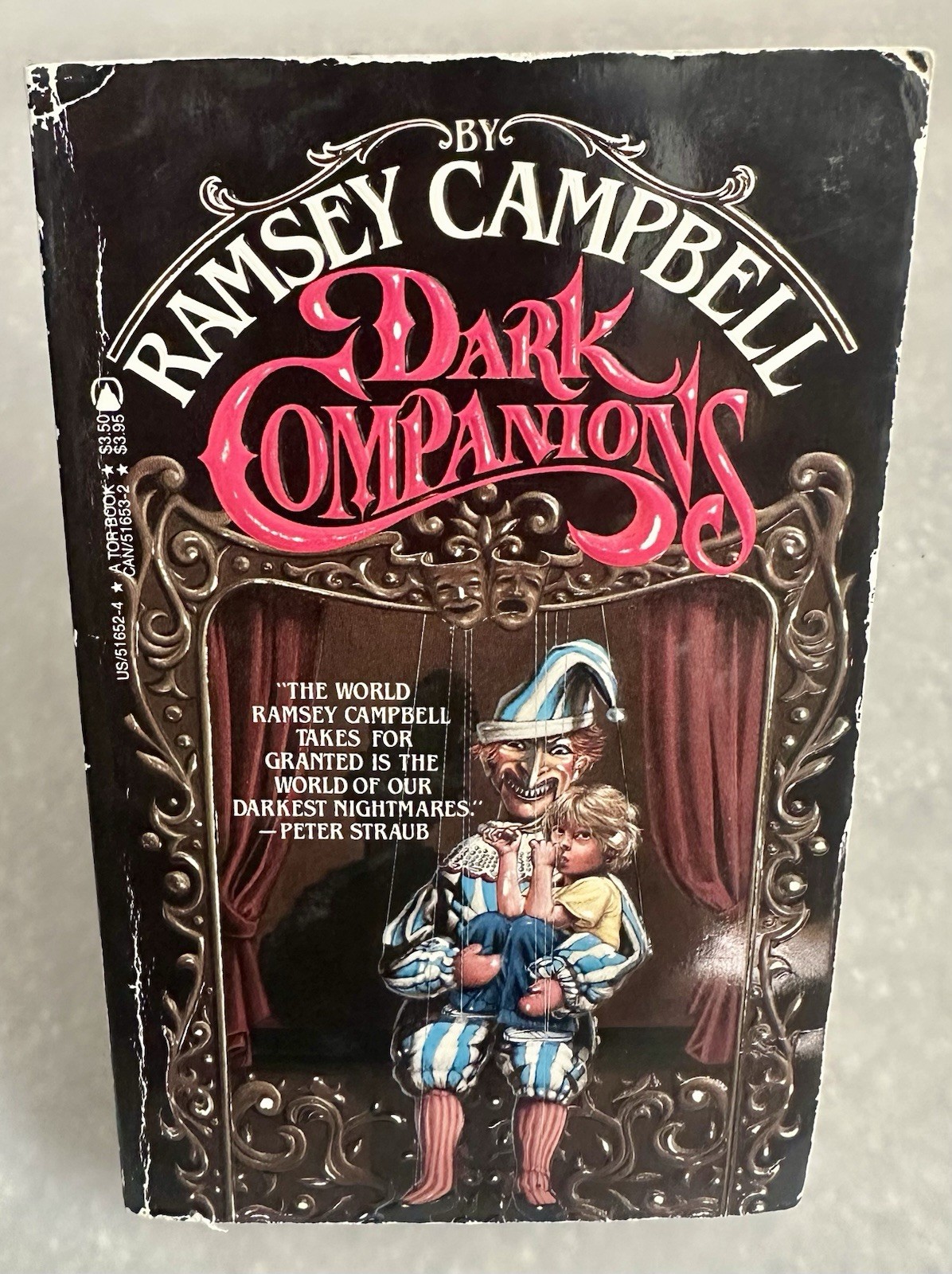 Dark Companions By Ramsey Campbell Vintage 1985 1st Print TOR Horror Paperback