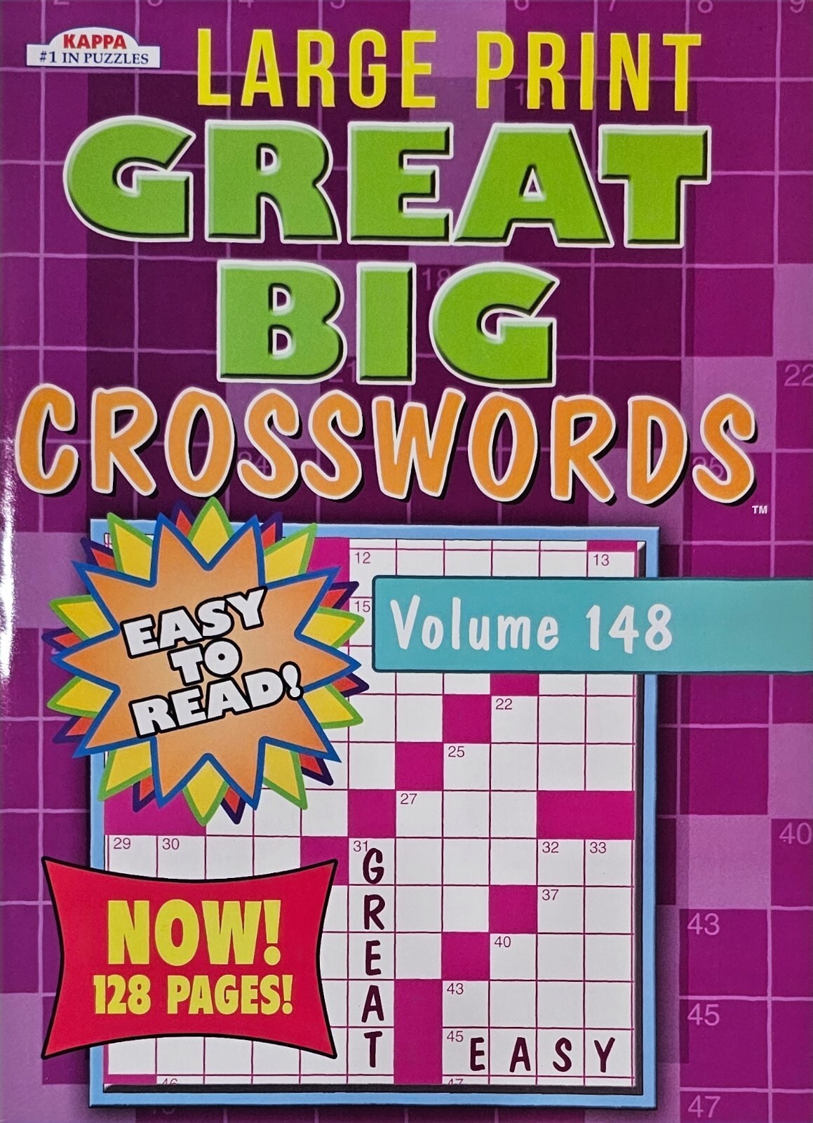 Kappa Large Print Crosswords Puzzle Books, Largest Selection of Volumes. U-PICK!