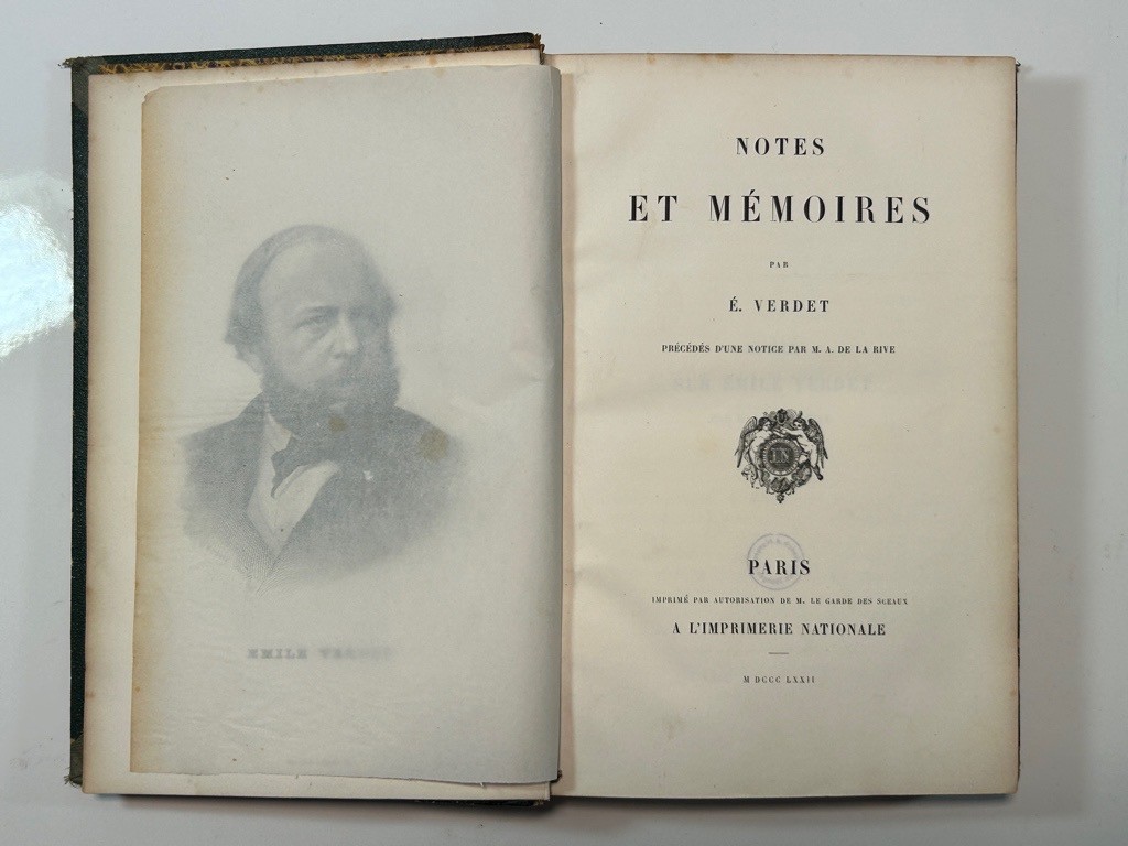 Oeuvres. Tome 1 – 8 in 9 volumes. Verdet, É.: