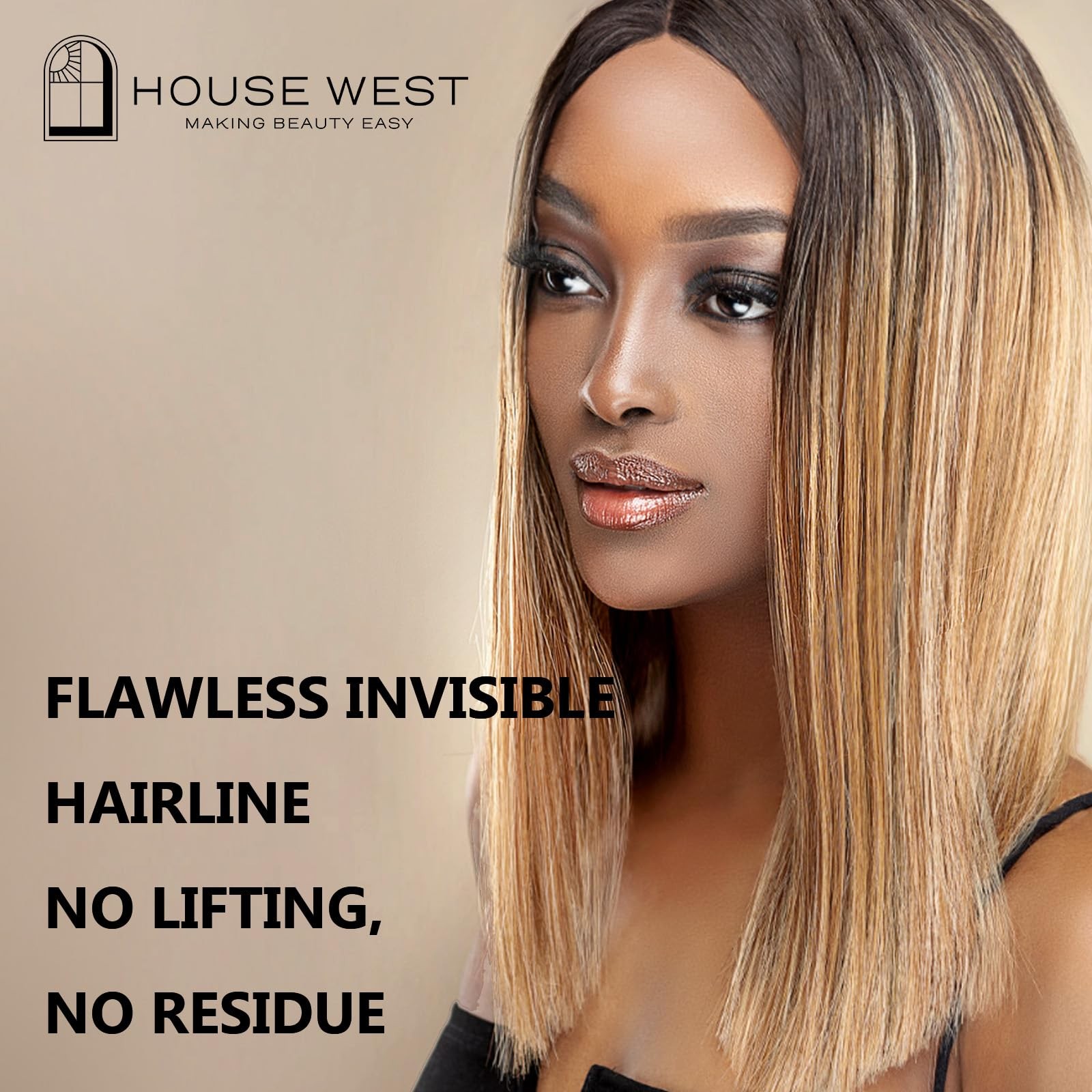 Hair Glue for Quick Weave 4oz – Professional Bonding Wigs Black
