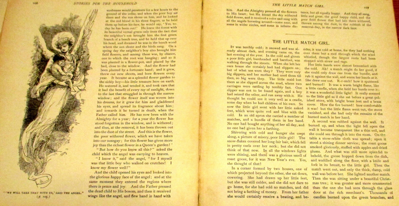 1903 Hans Christian Andersen’s Stories For The Household H/C 284 Pages