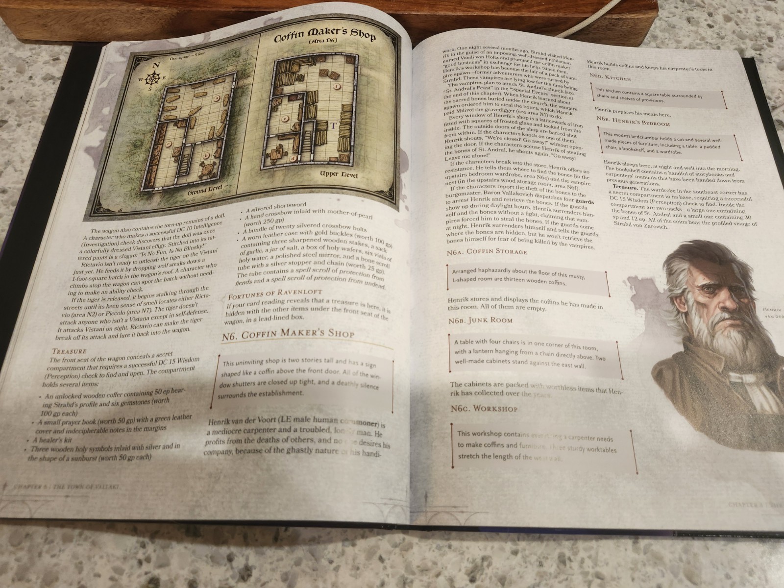 Curse of Strahd by Dungeons & Dragons (2016, Hardcover) VG