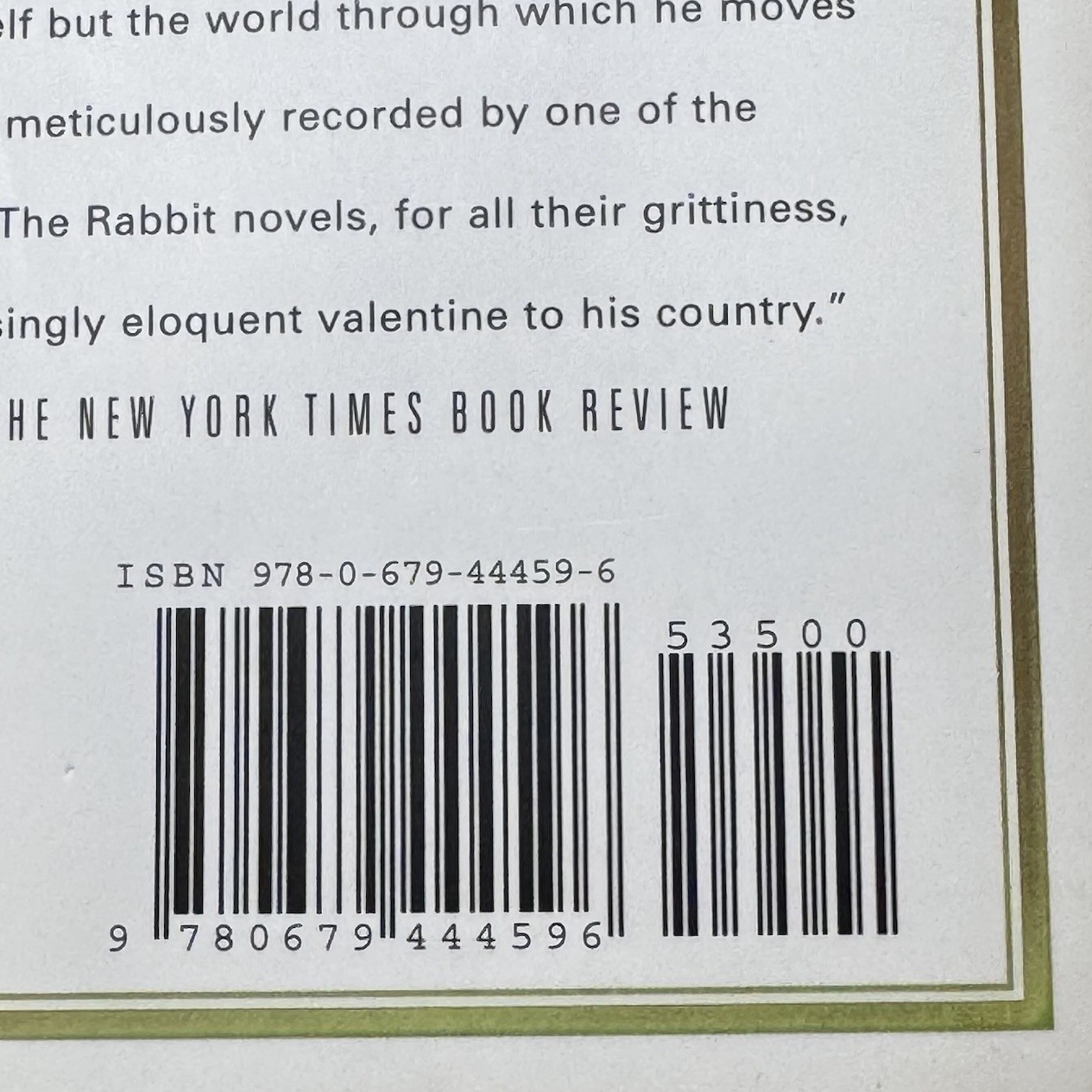 John Updike RABBIT ANGSTROM A Tetralogy 1st Edition 11th Printing