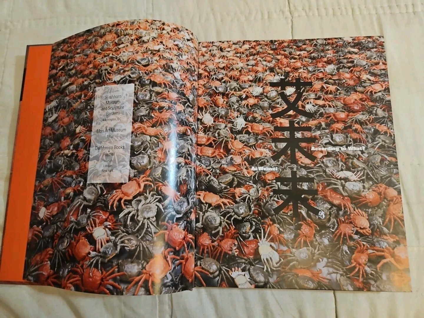 AI WEIWEI: ACCORDING TO WHAT By Kerry Brougher; Mami Kataoka; Charles VG HC