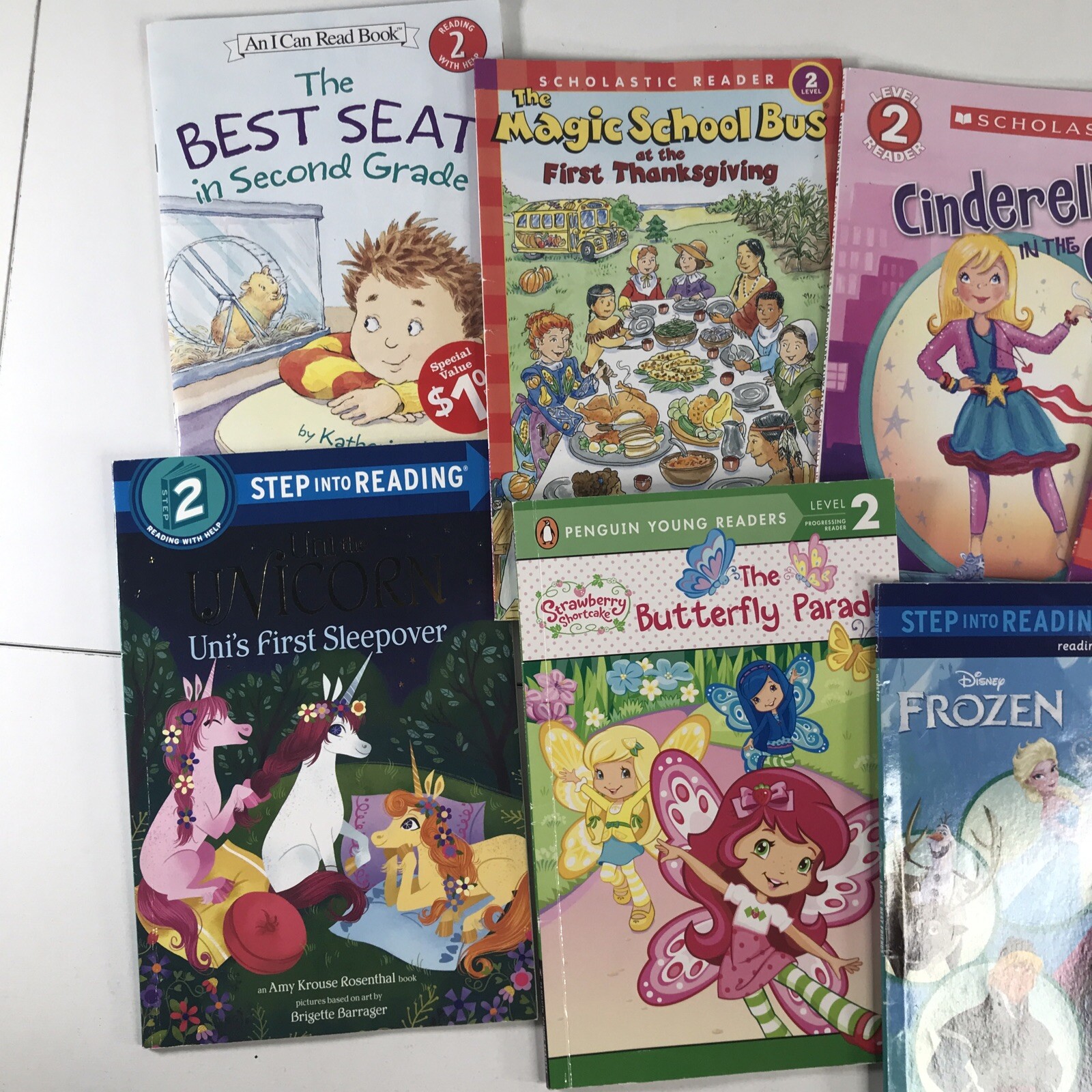 Random Lot of 10 Level 2 Step Into Reading | I Can Read | Learn To Read FOR GIRL