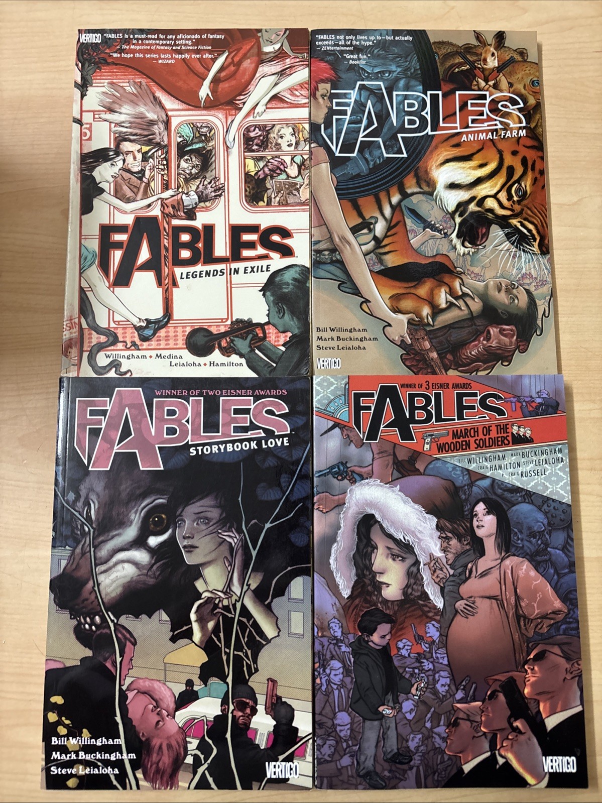 Lot 27 Fables Vol. 1-22 DC Vertigo Comics Complete Set Bill Willingham + Fairest