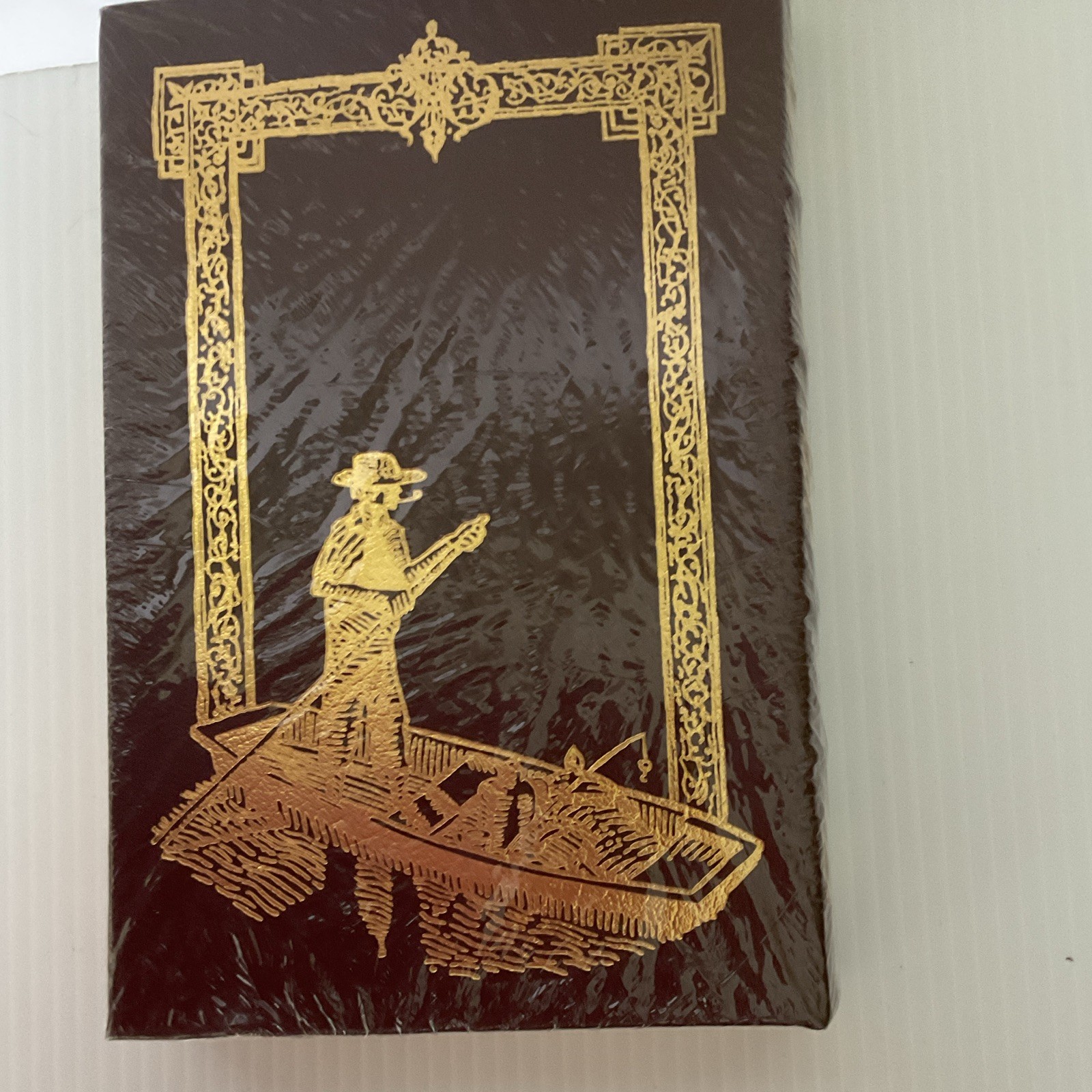Leather Bound Adventures of Huckleberry Finn by Mark Twain Hardcover, English