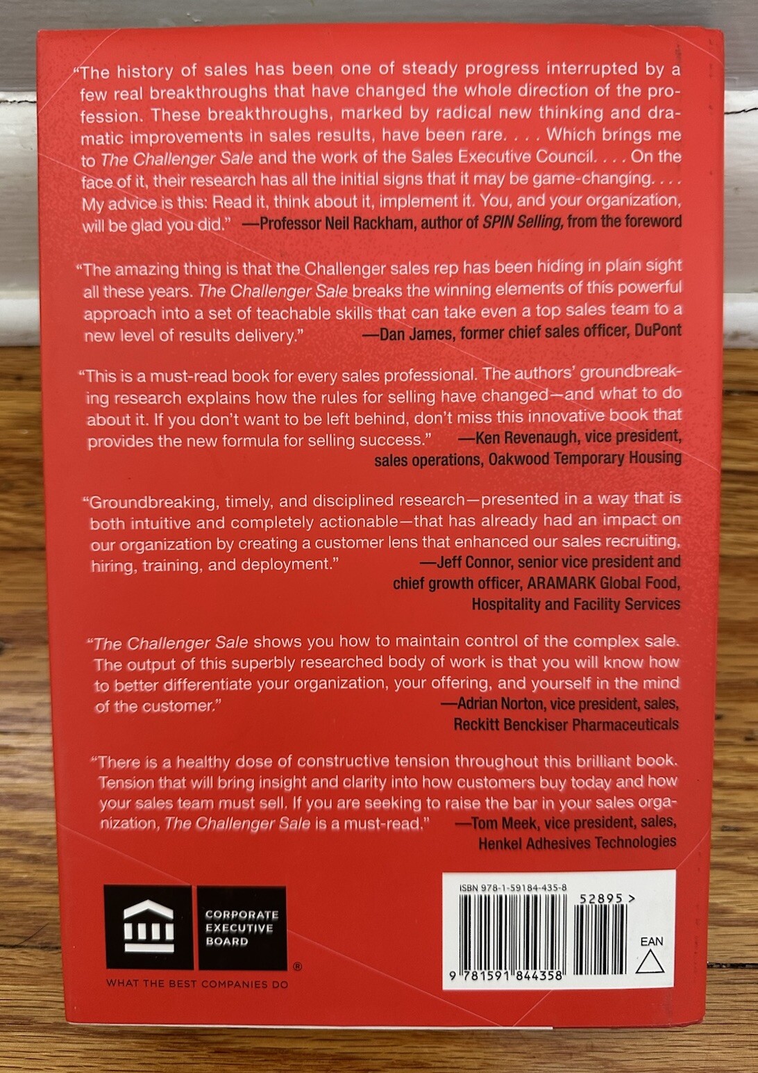 The Challenger Sale: Taking Control of the Customer Conversation Dixon Adamson