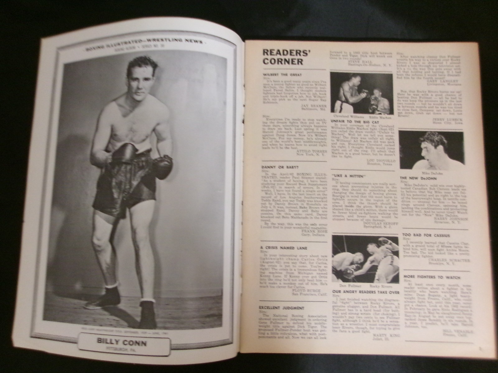Boxing Illustrated Wrestling News Nov 1962 Cassius Clay Muhammad Ali Magazine