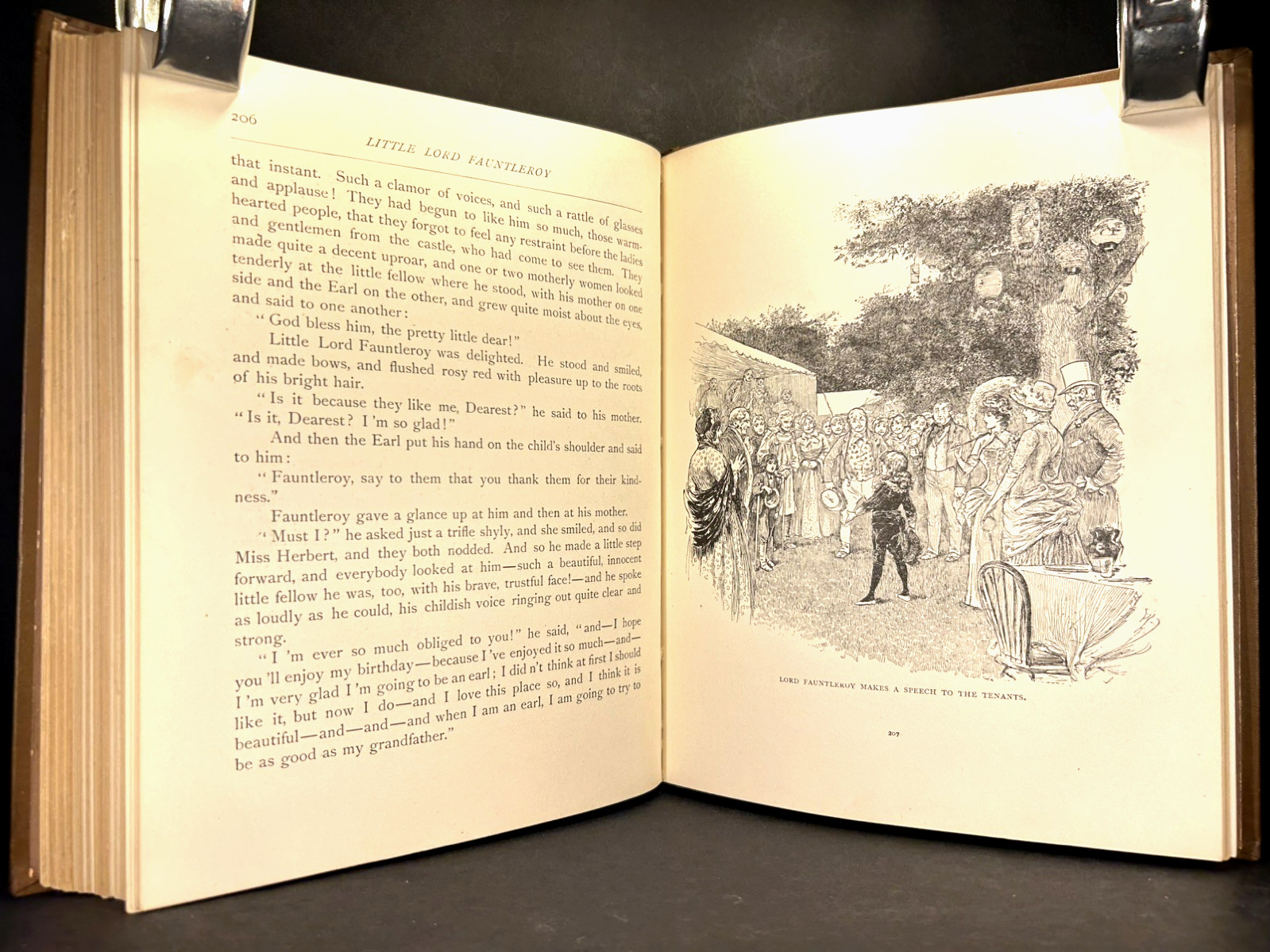 Antique Christian LITTLE LORD FAUNTLEROY- Burnett FINE BINDING Children ILL 1887