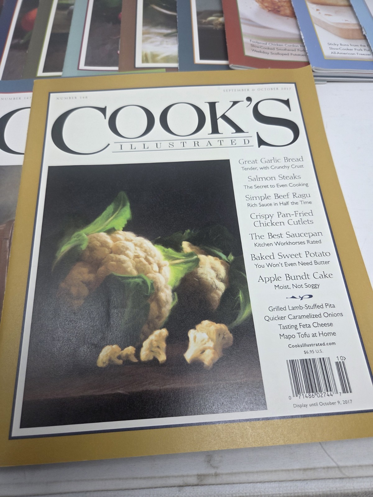 Cook’s Illustrated Magazine Lot of 20 Cooking Recipes -Lot G