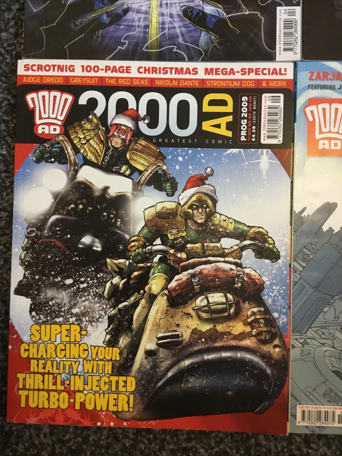 4 2000AD 100 page Xmas Special Progs 2003 2005 2008 2010 VGC
