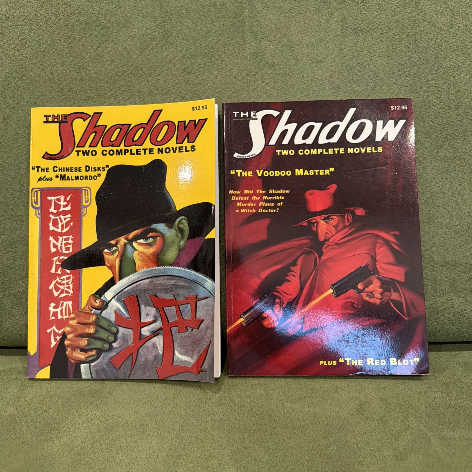 THE SHADOW Vol 2 & Vol 3 Pulp Reprints NOSTALGIA VENTURES 1st printings 2006